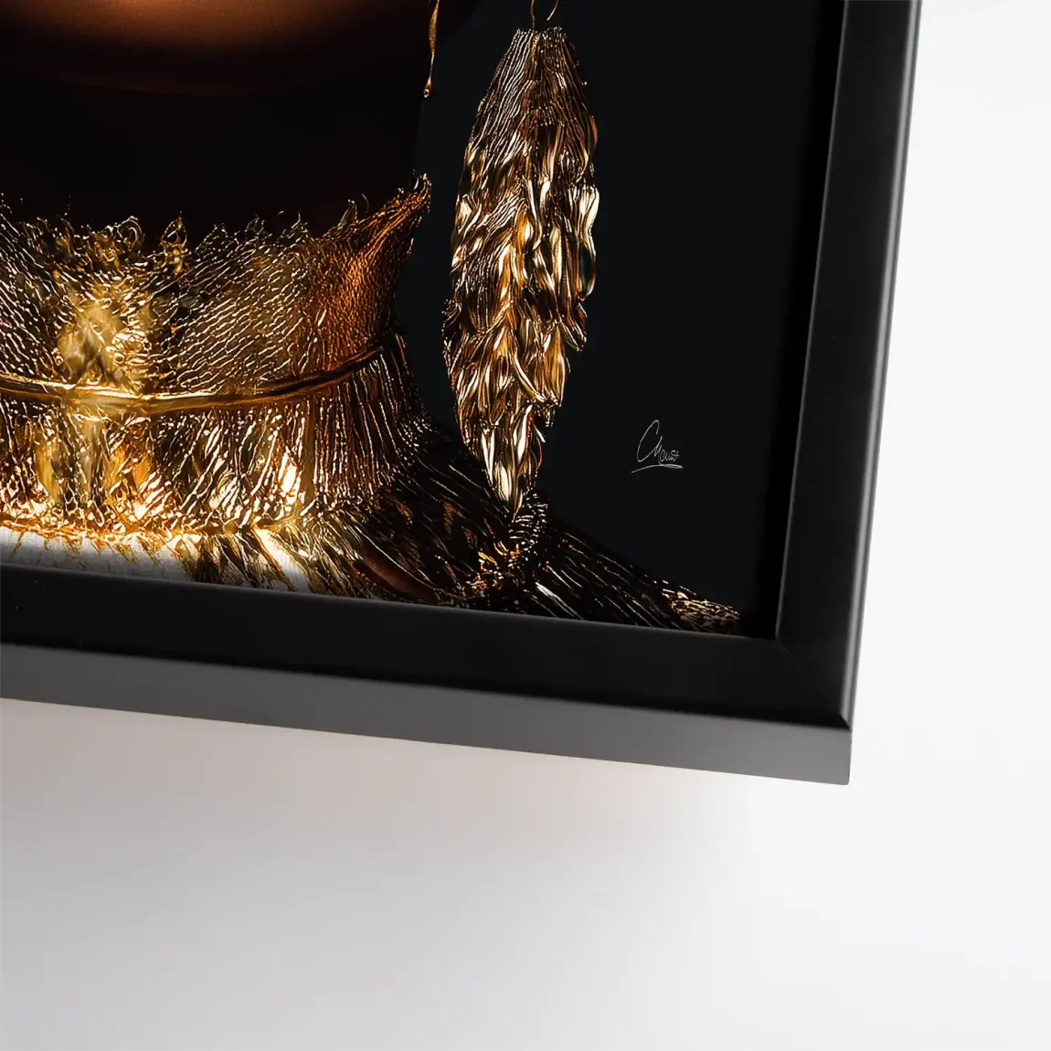 Tears of Gold Leinwand Bild