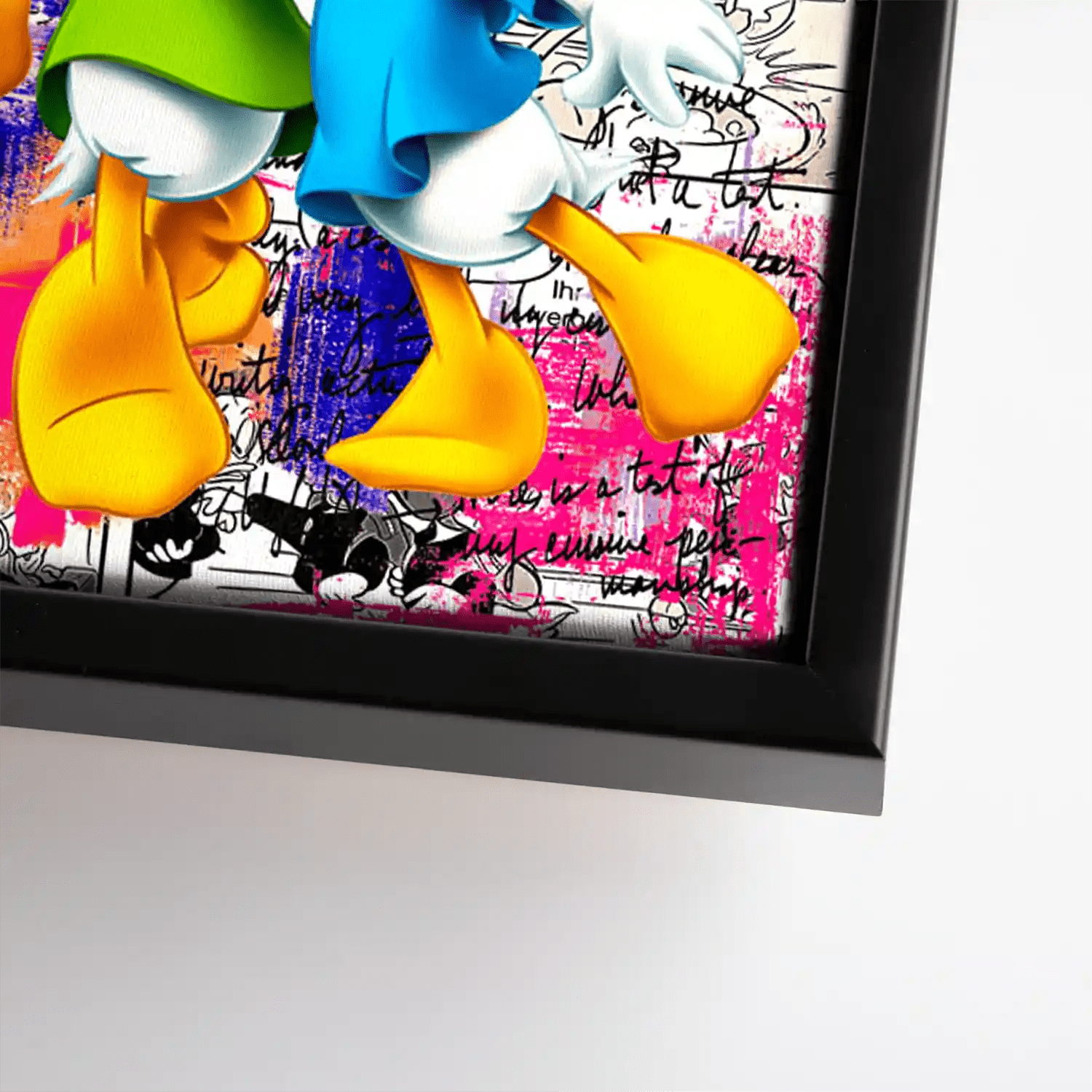 Duck Kids Pop Art Leinwand Bild INGALERIE