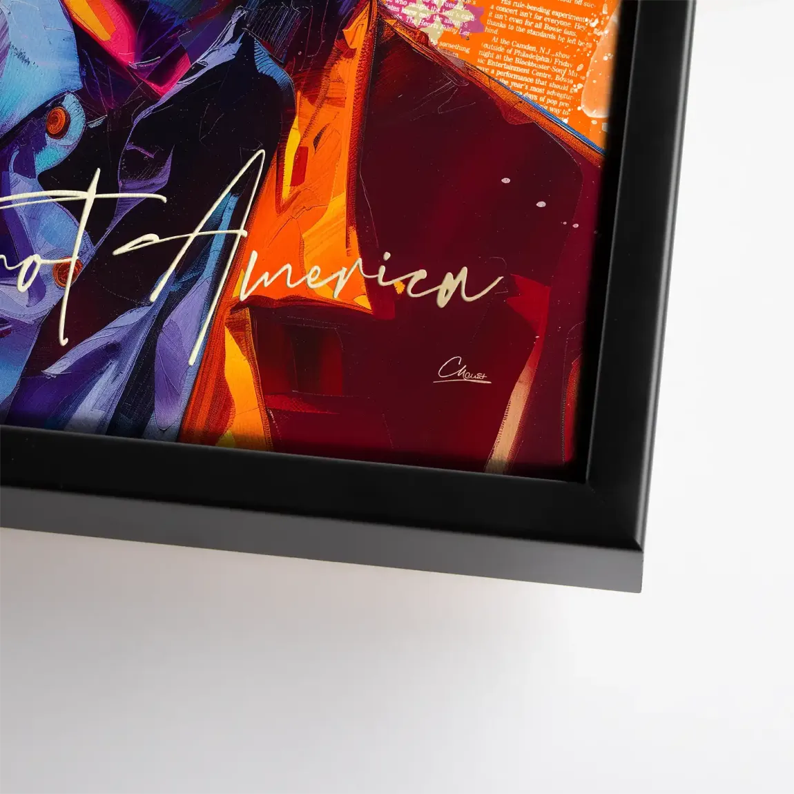 Bowie America Pop Art Leinwand Bild INGALERIE