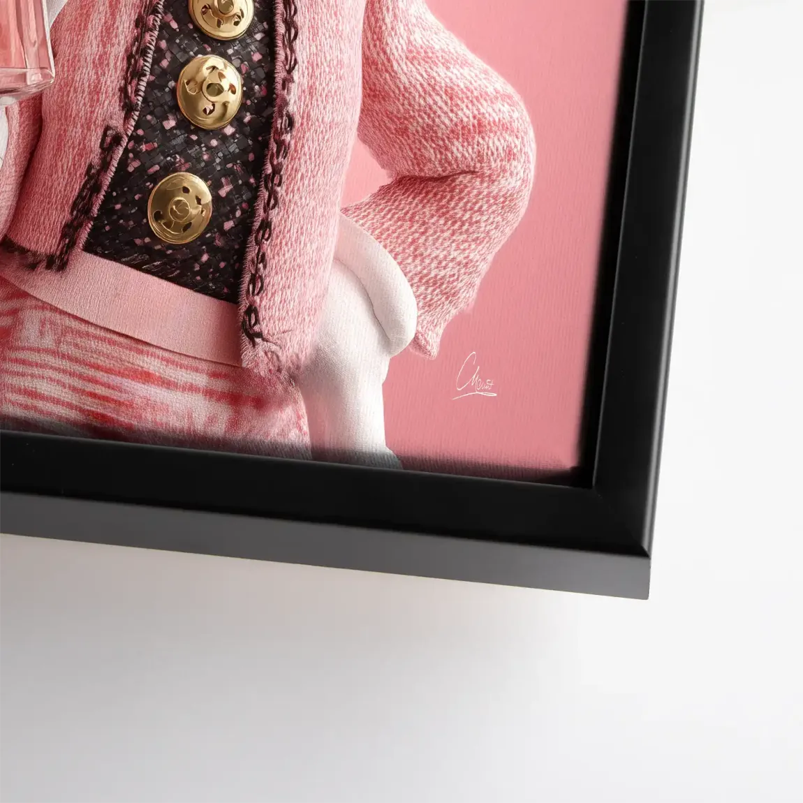 Paris Glam Minnie Maus Leinwand Bild