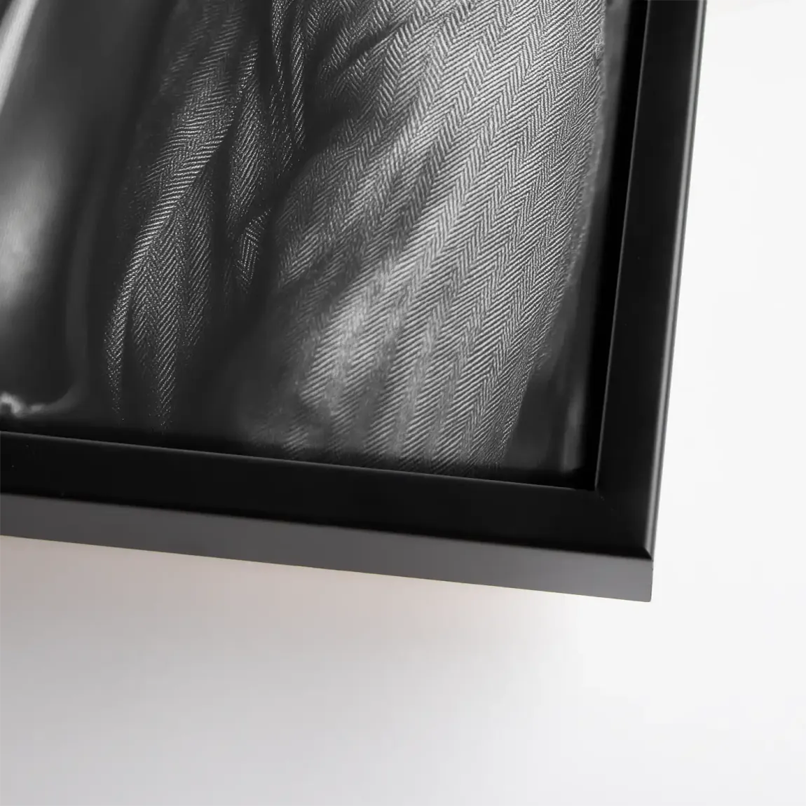 Smoked Confidence Noir Leinwand Bild
