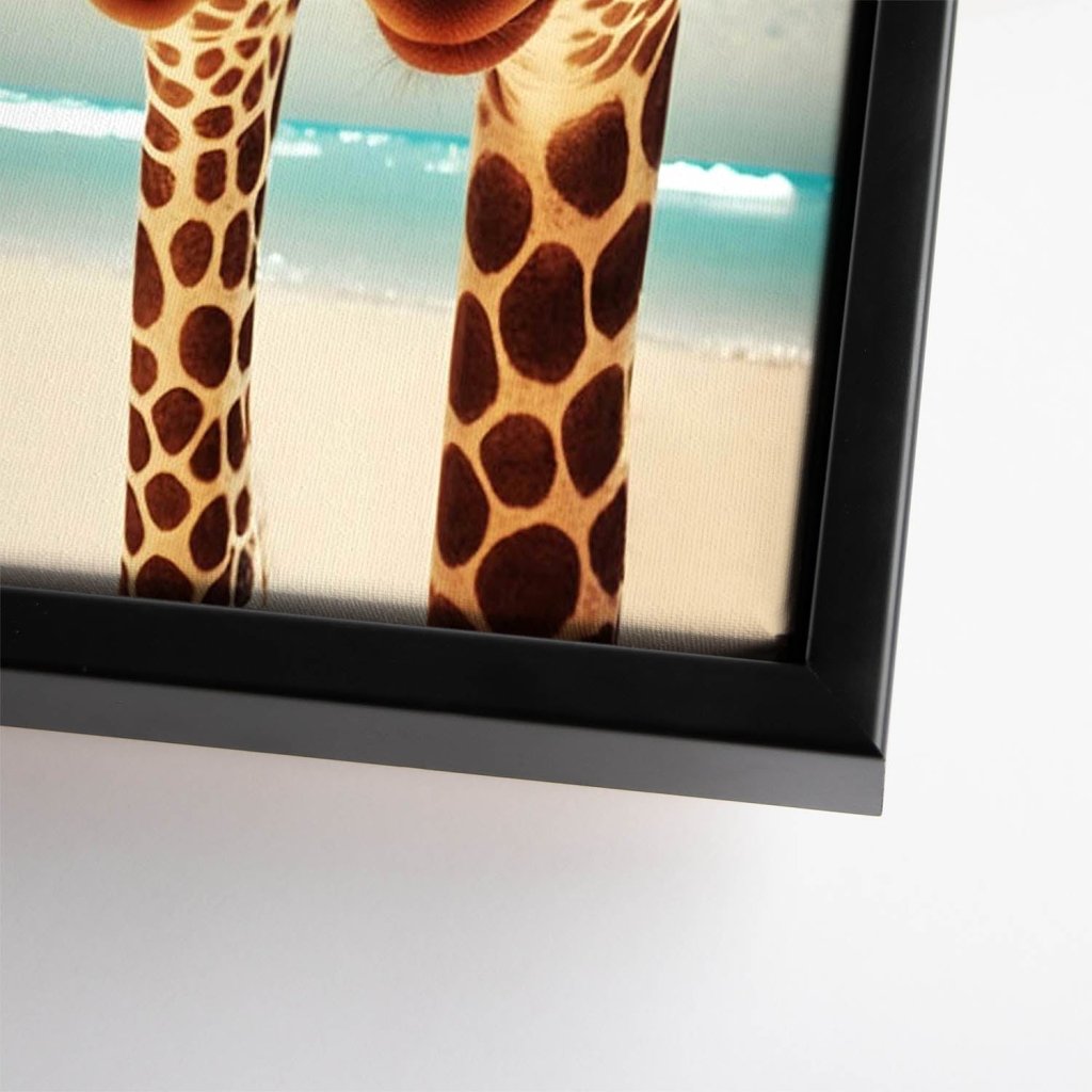 Giraffe Sunshine Leinwand Bild INGALERIE