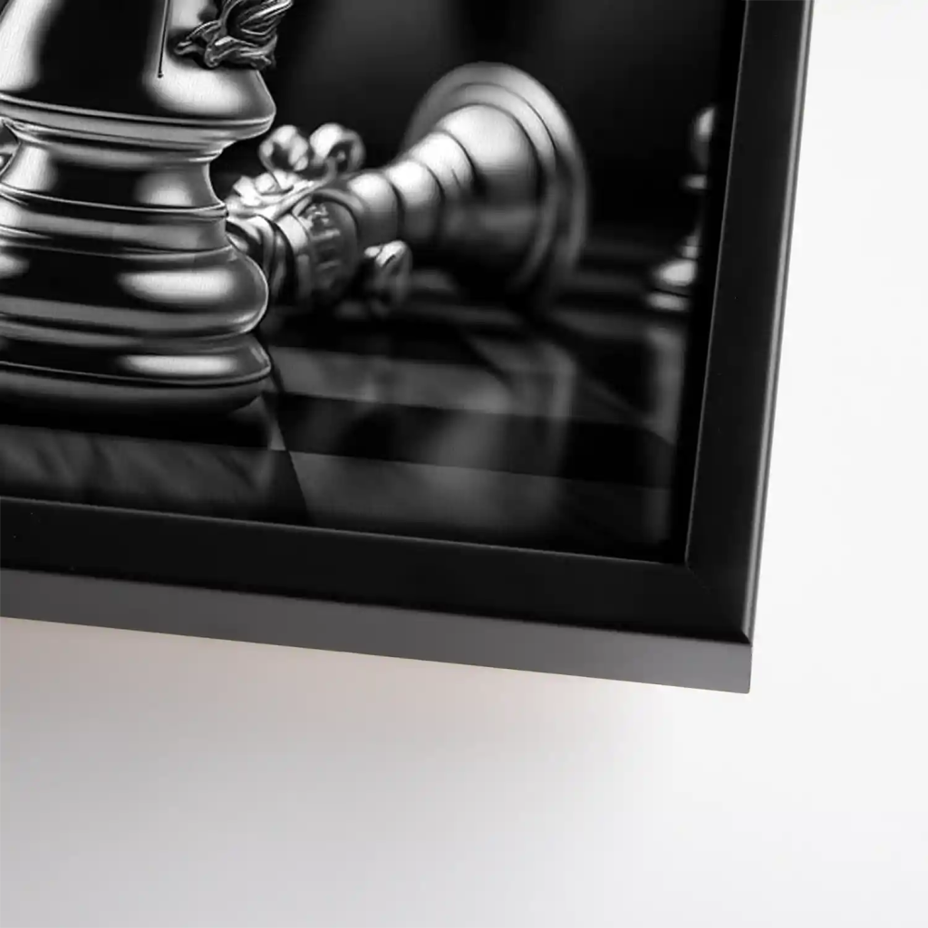 Motivation Schachfigur Leinwand Bild INGALERIE