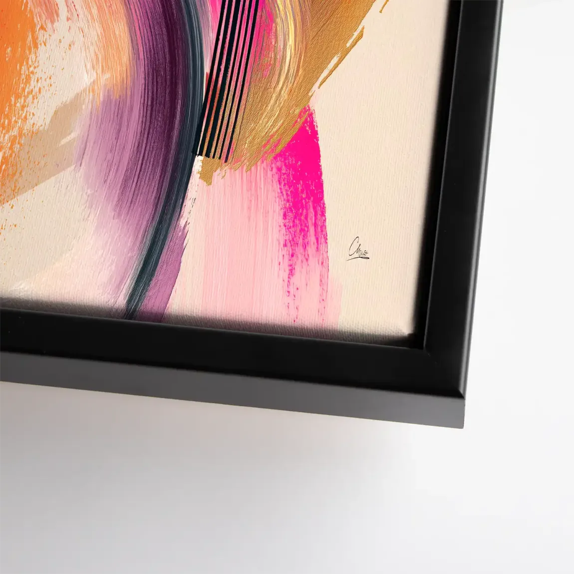 Amber Wave Leinwand Bild