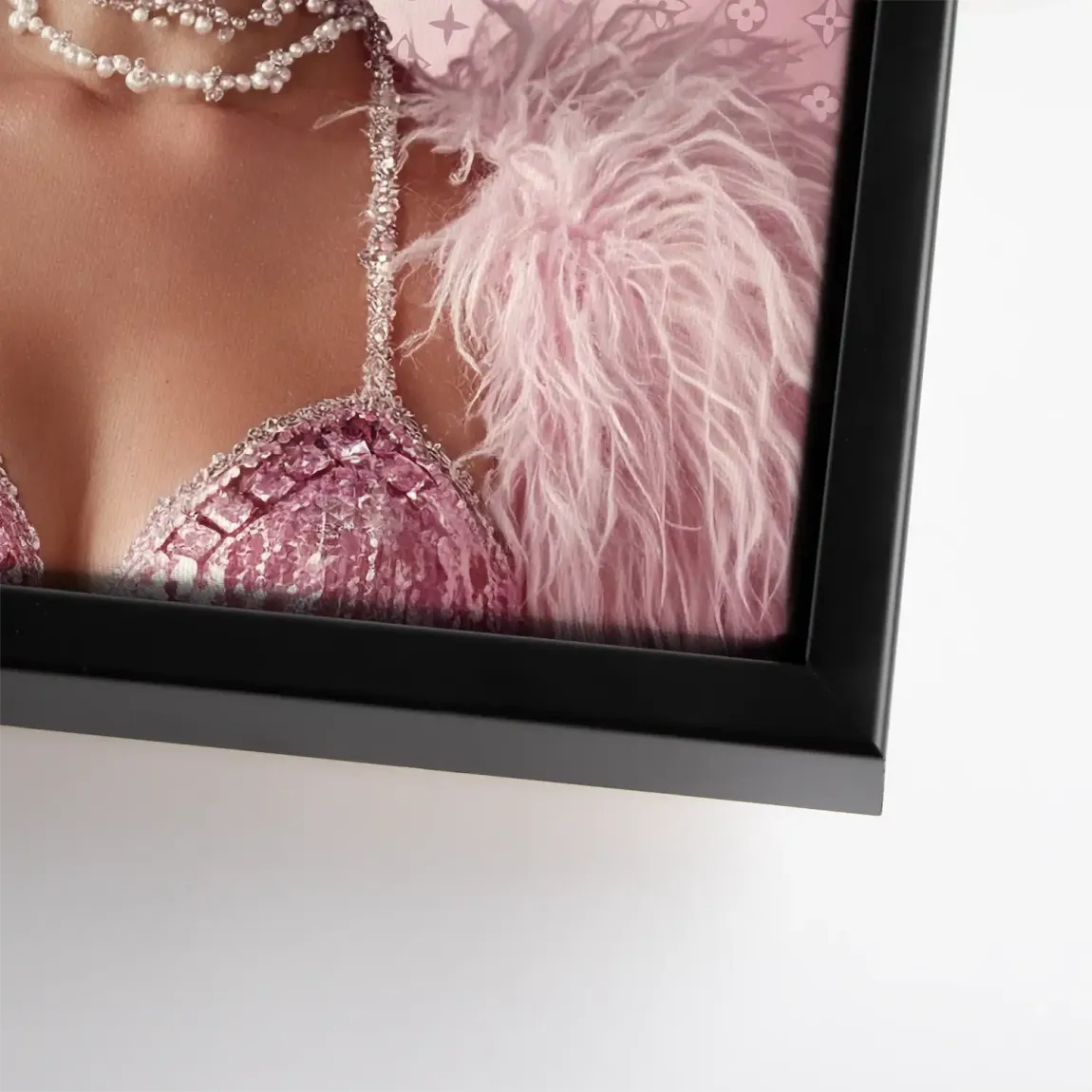 Glamour Lady Leinwand Bild