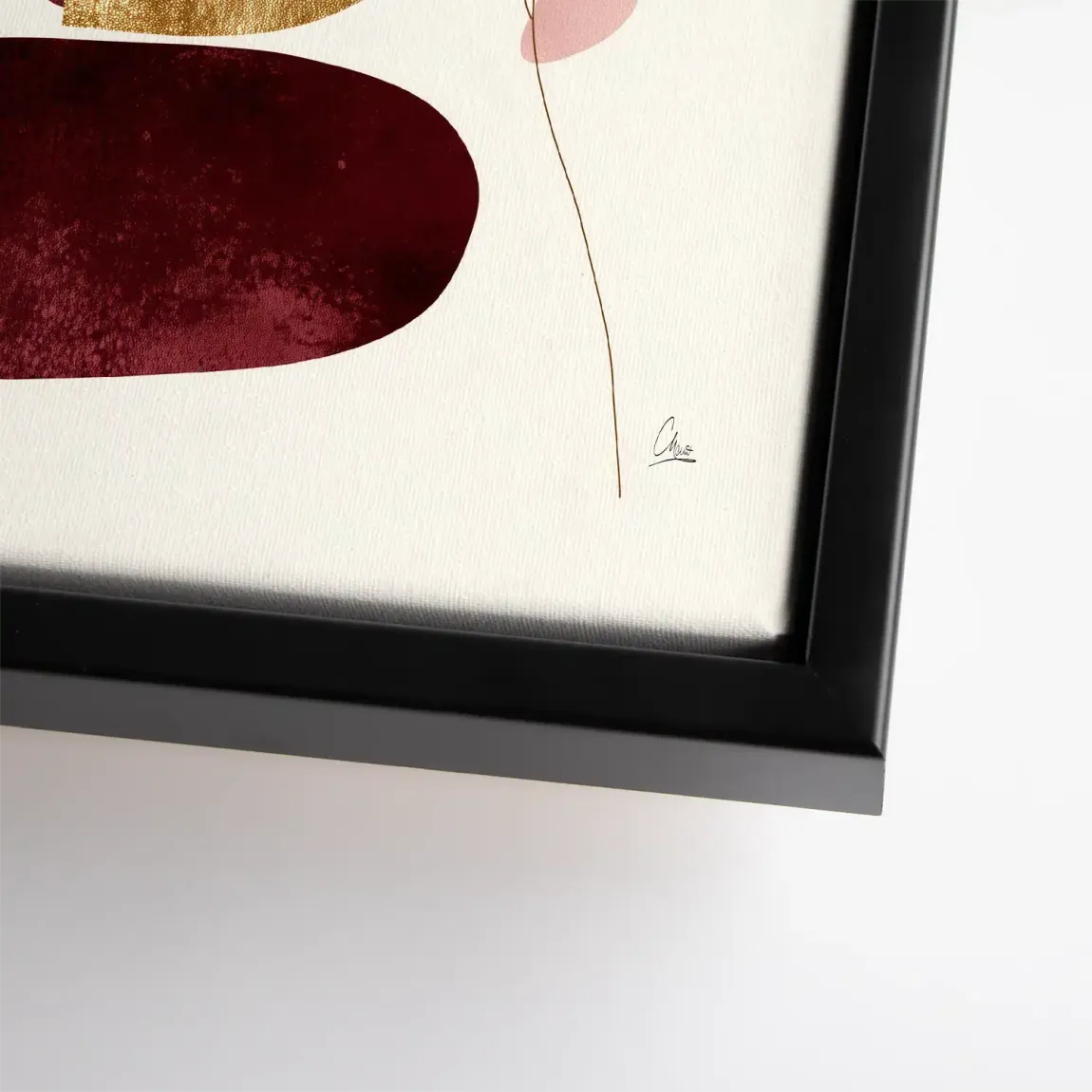 Velvet Shape Leinwand Bild