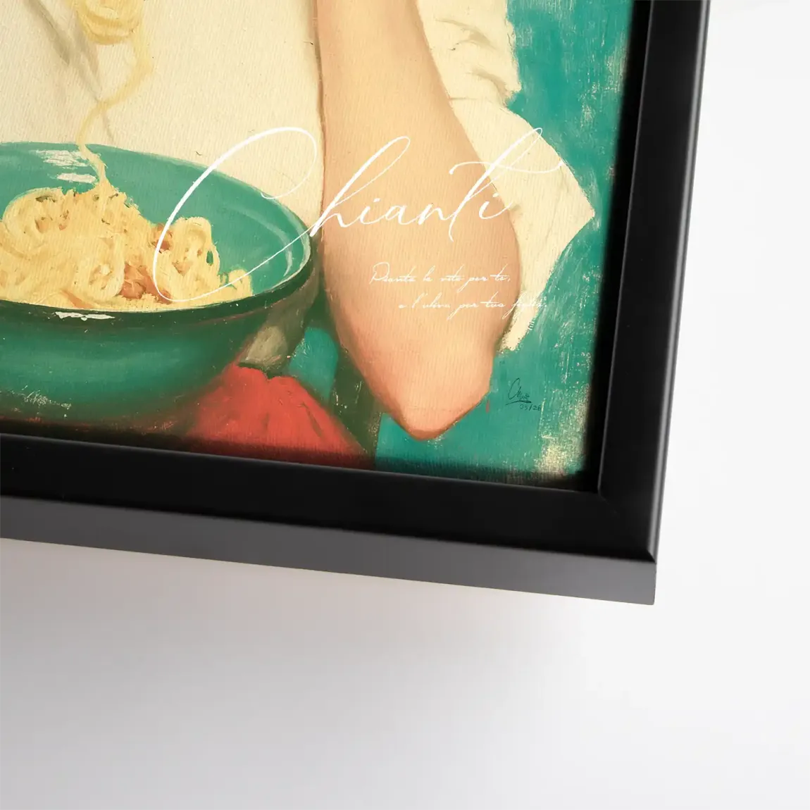 Marilyn Monroe Pasta Leinwand Bild