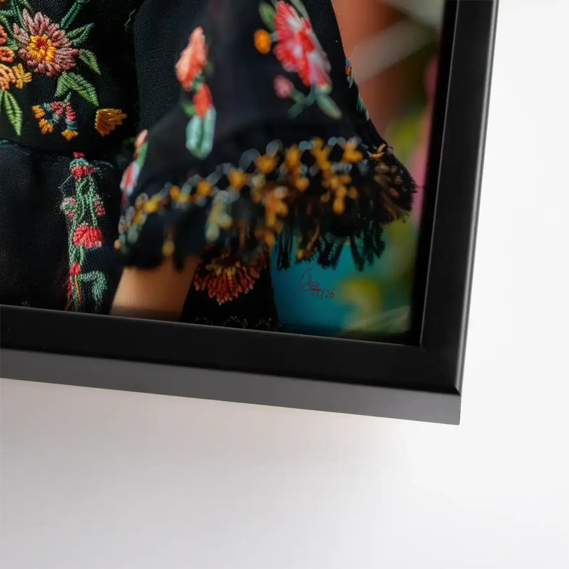 Frida Barbie Smile Leinwand Bild