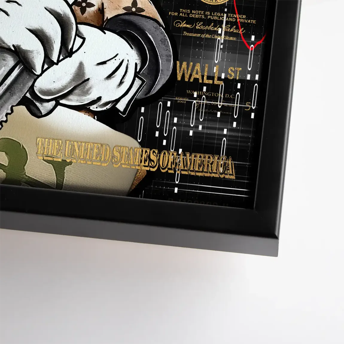 Financial Empire Duck Leinwand Bild