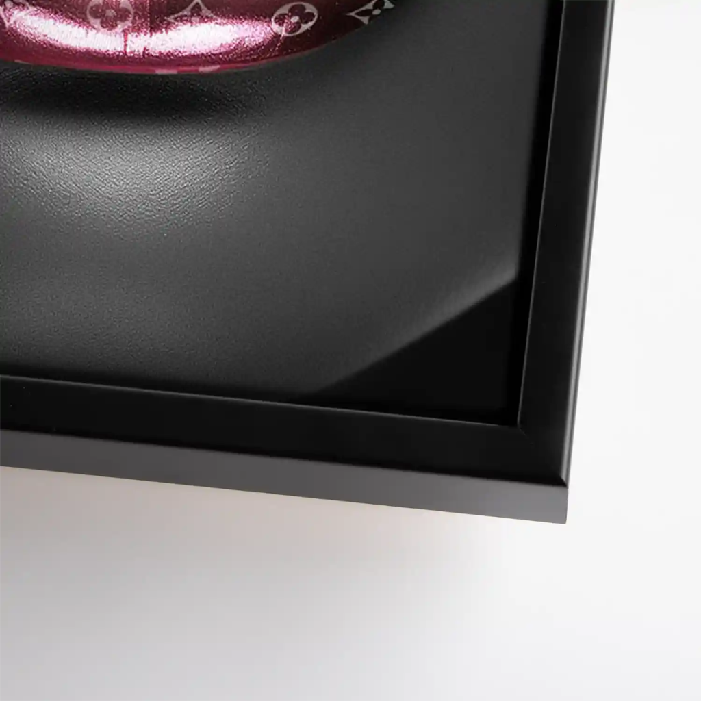 Vuitton Pink Lips Leinwand Bild INGALERIE