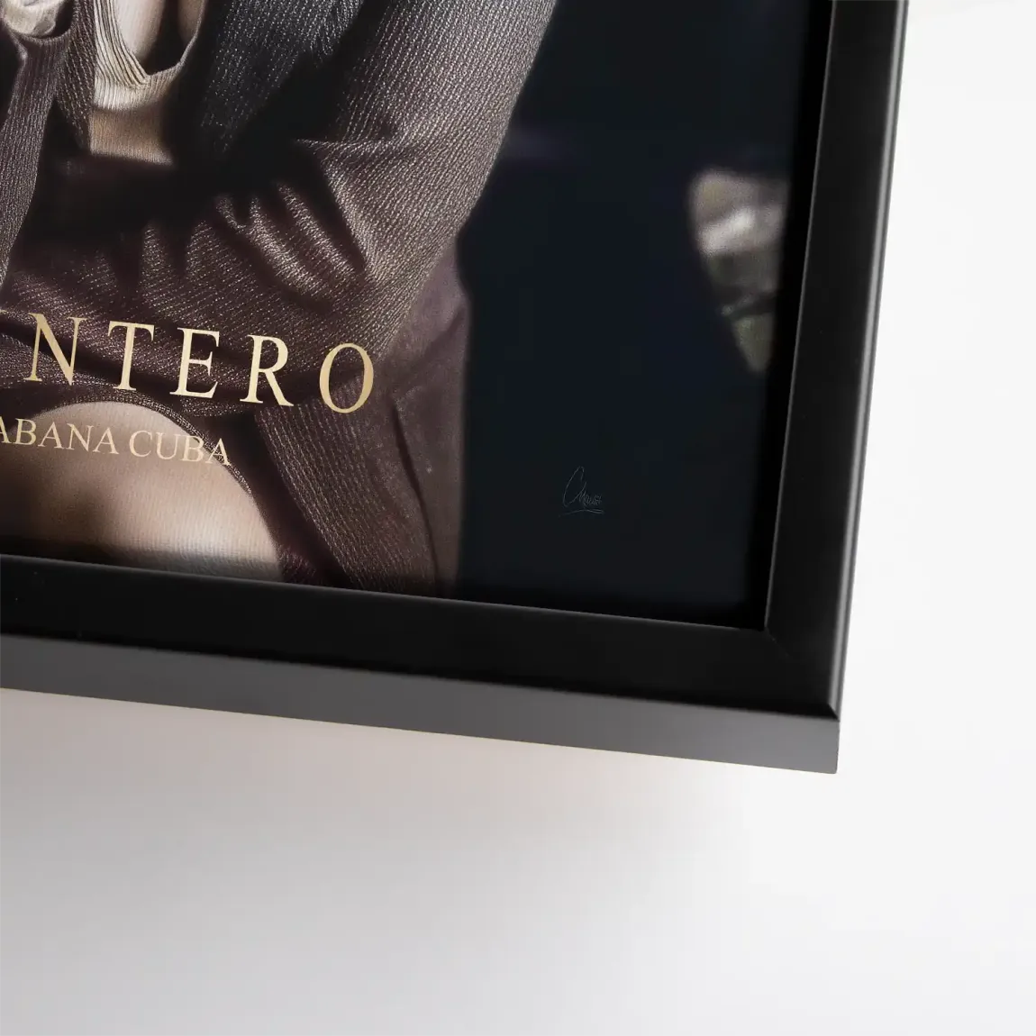 Whisky Noir Leinwand Bild