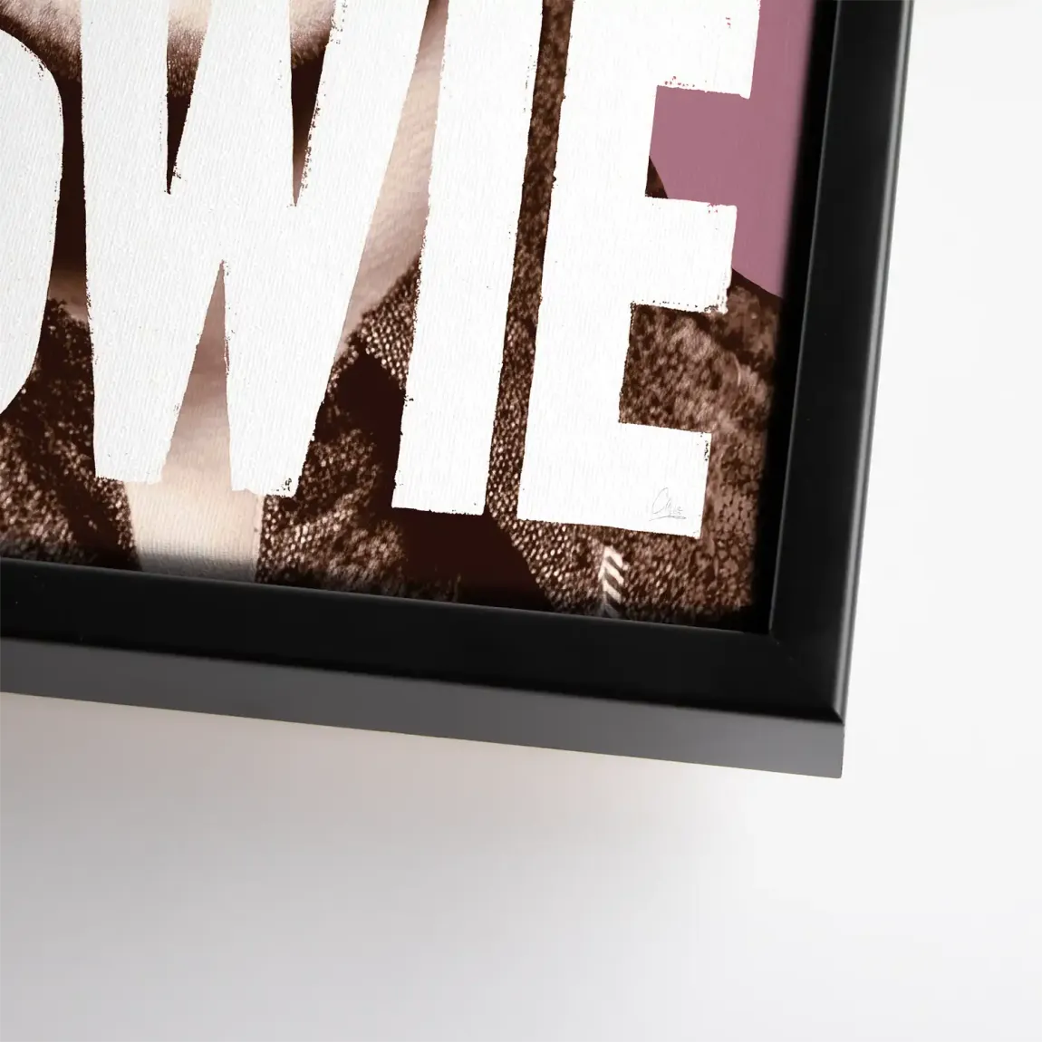 Starman Portrait Bowie Leinwand Bild