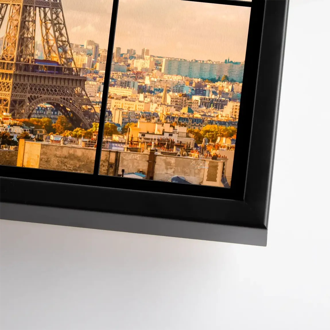 Morning Glow Paris Leinwand Bild