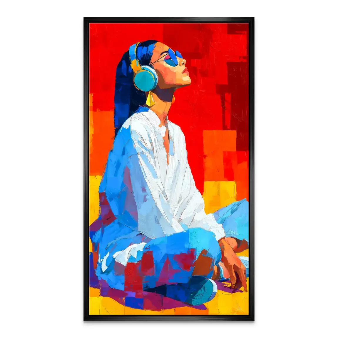 Feel the Sound Leinwand Bild