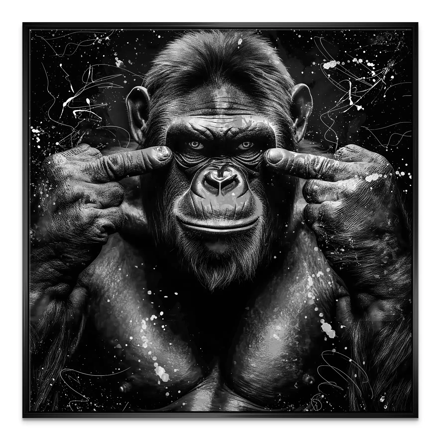 Bad Gorilla Nr.2 Leinwand Bild INGALERIE