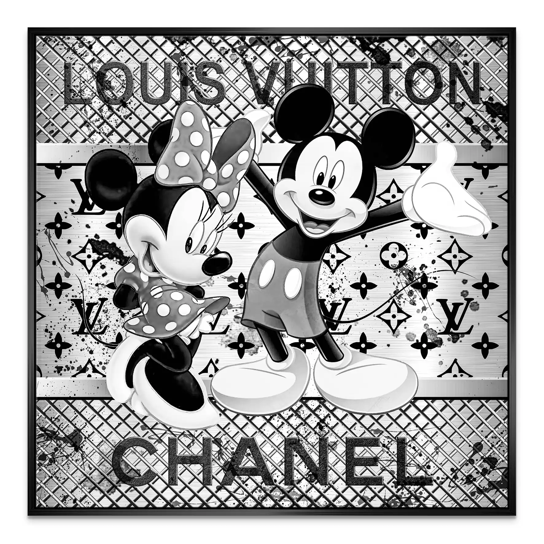 Micky & Minnie Louis Art Nr.2 Leinwand Bild INGALERIE