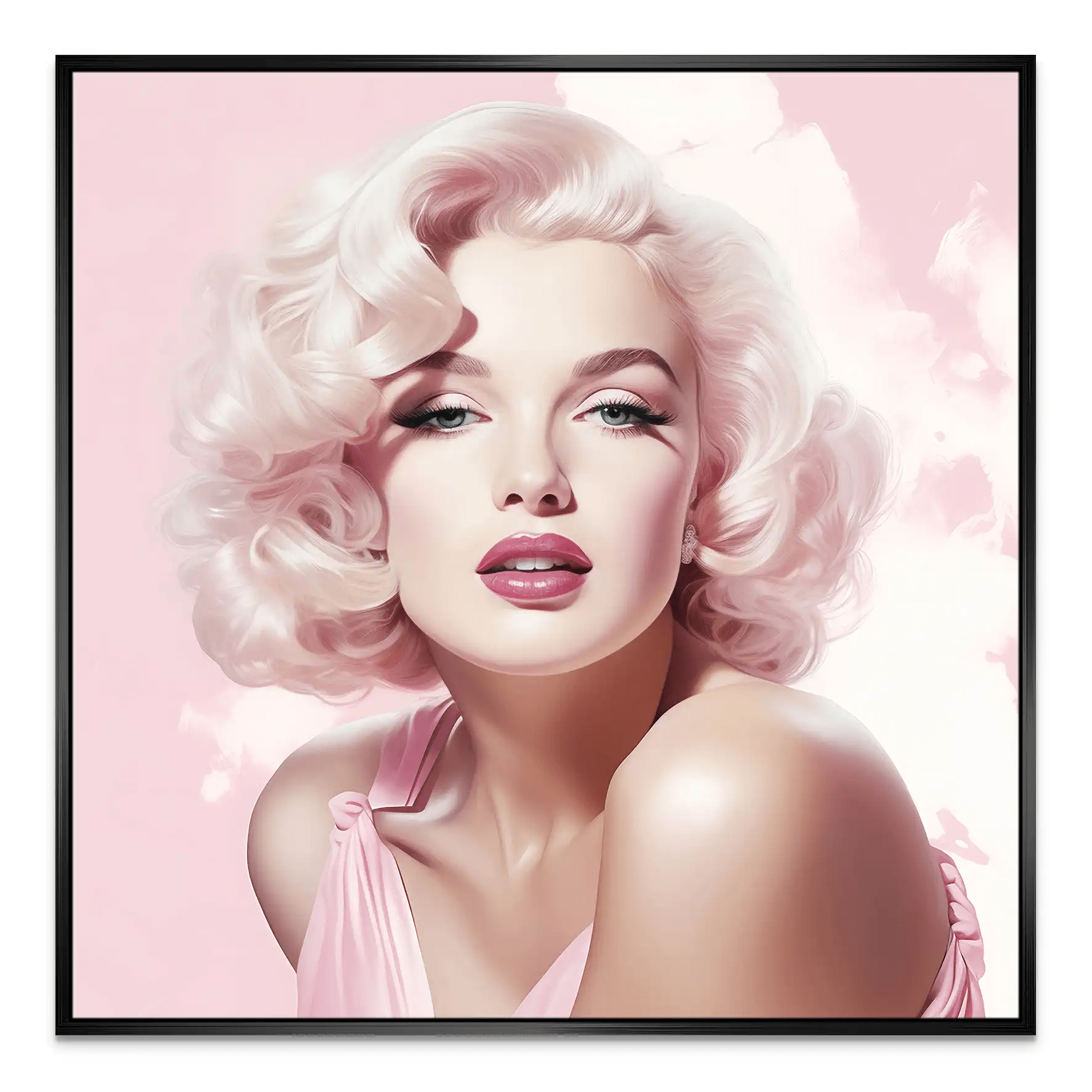 Pink Marilyn Leinwand Bild INGALERIE