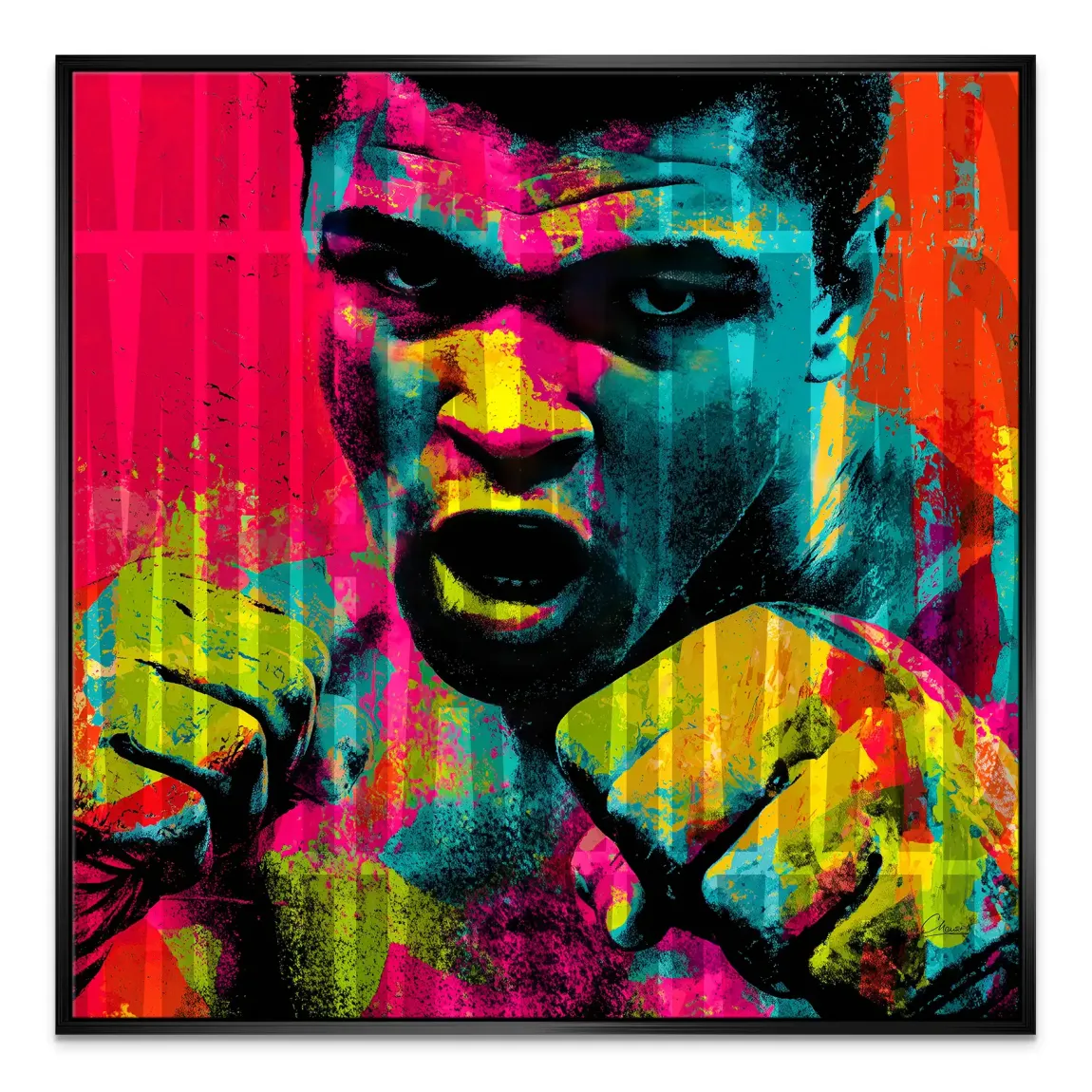 Muhammad Ali The Greatest in Color Leinwand Bild INGALERIE