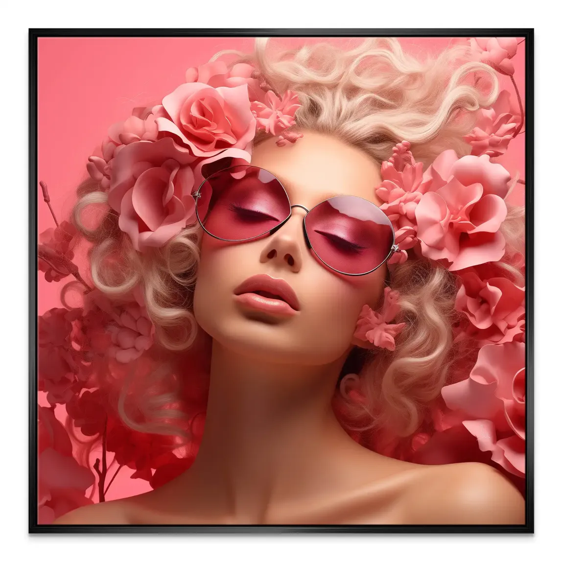 Pink Mirage Leinwand Bild