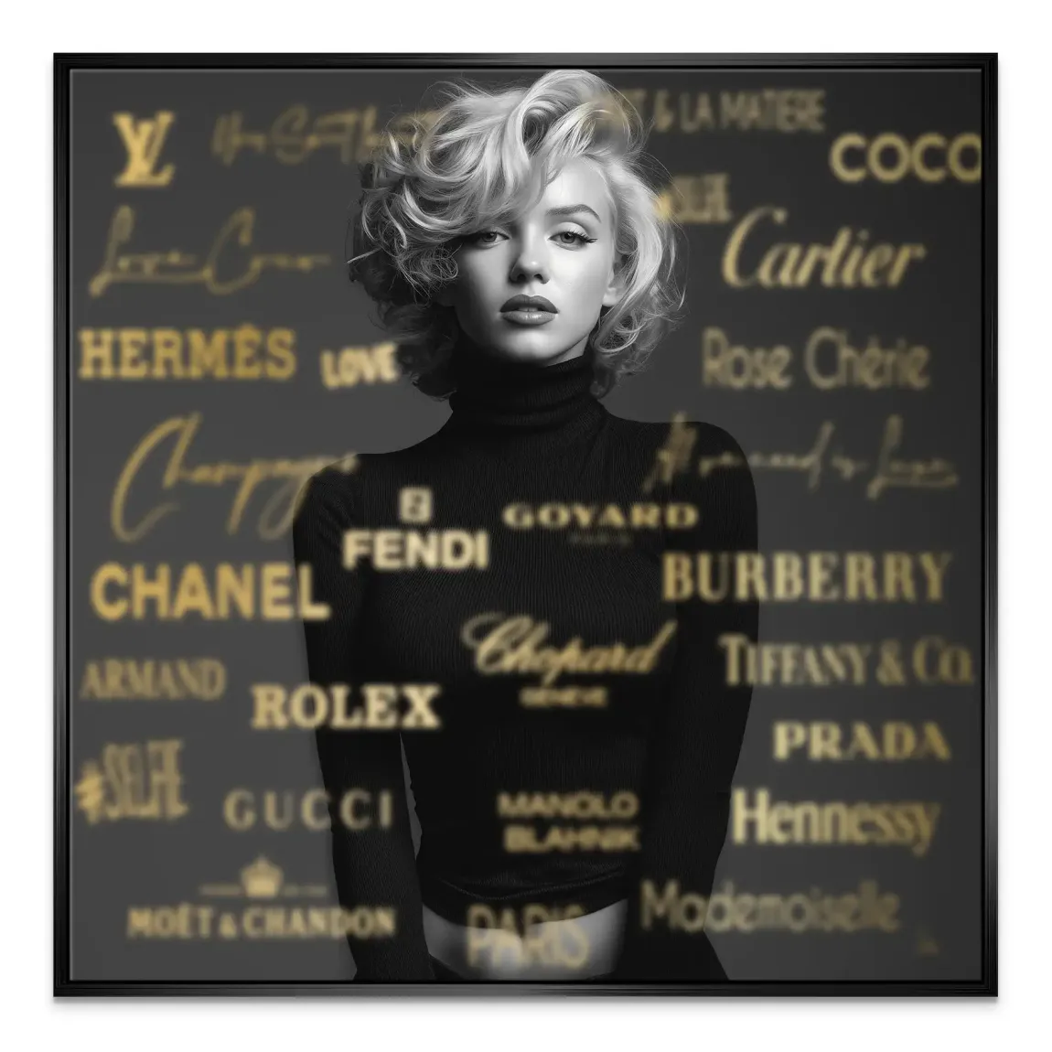Marilyn Monroe Luxury Leinwand Bild