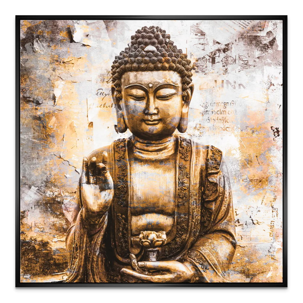 Buddha Abstrakt Leinwand Bild INGALERIE