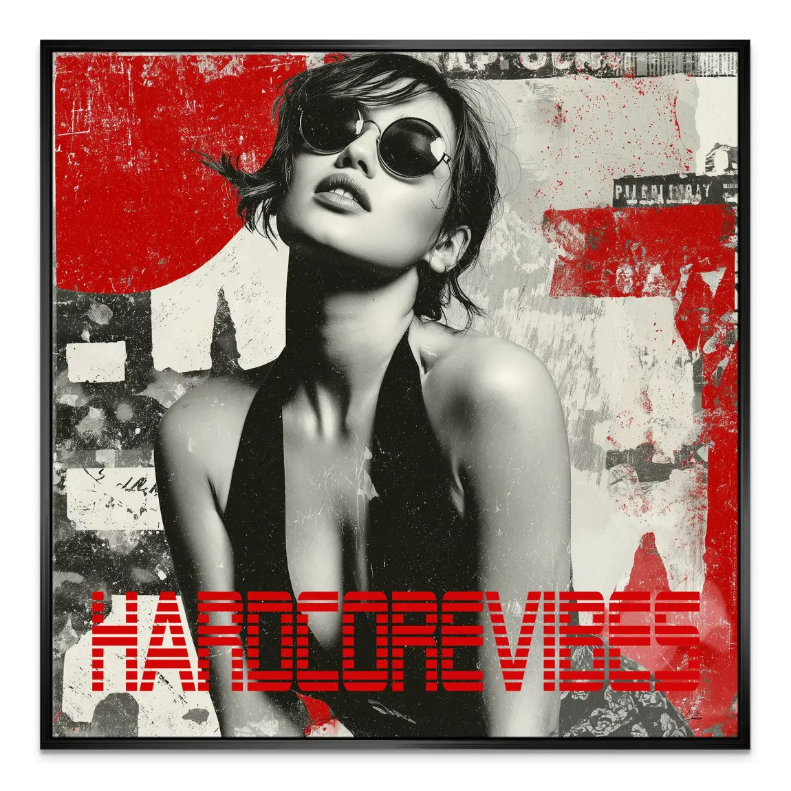 Hardcore Vibes Leinwand Bild