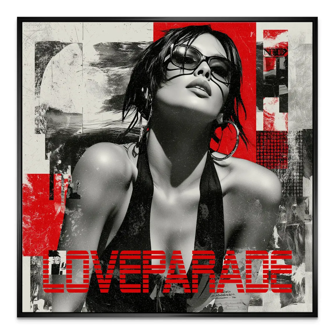 Loveparade Beauty Leinwand Bild