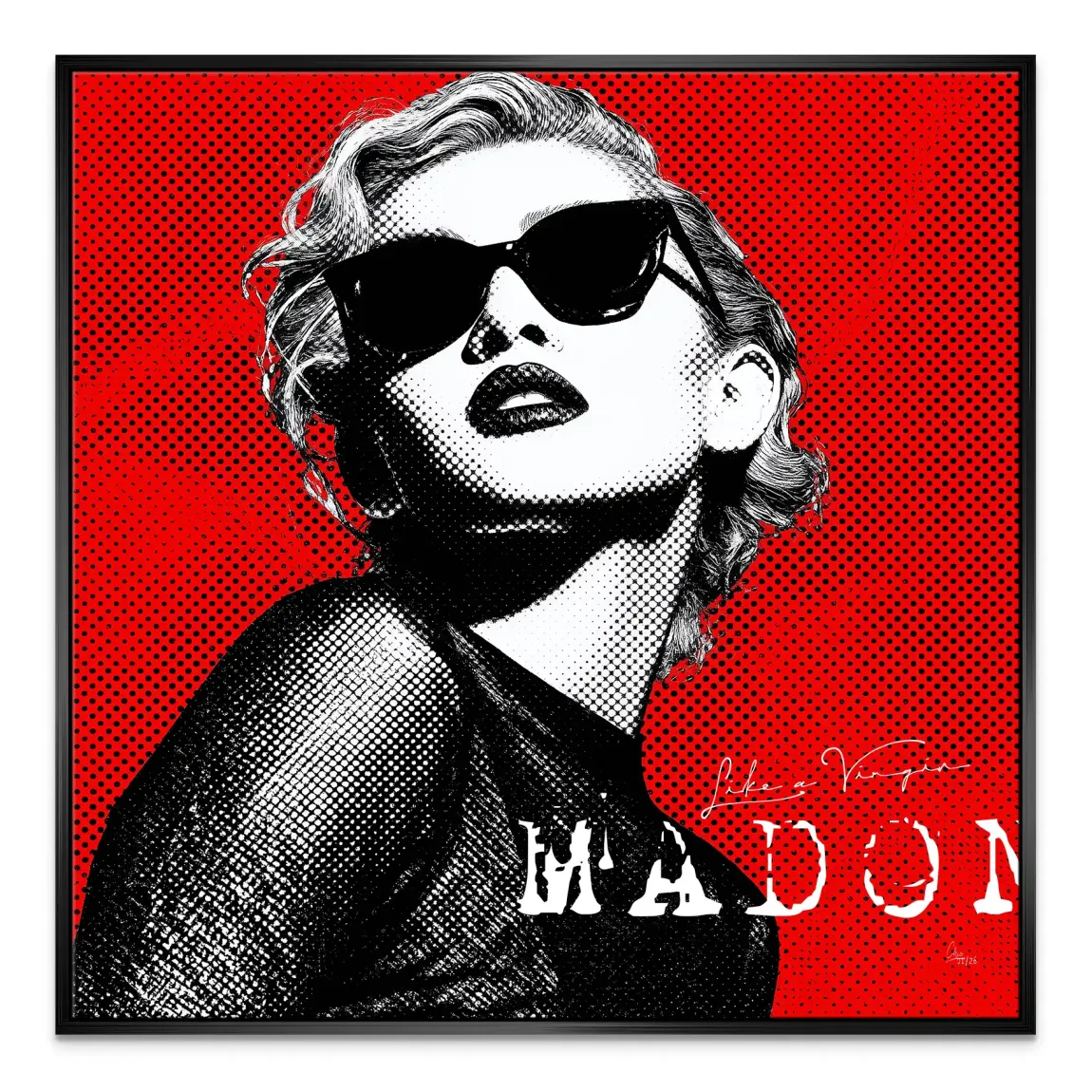 Rebel Madonna Leinwand Bild
