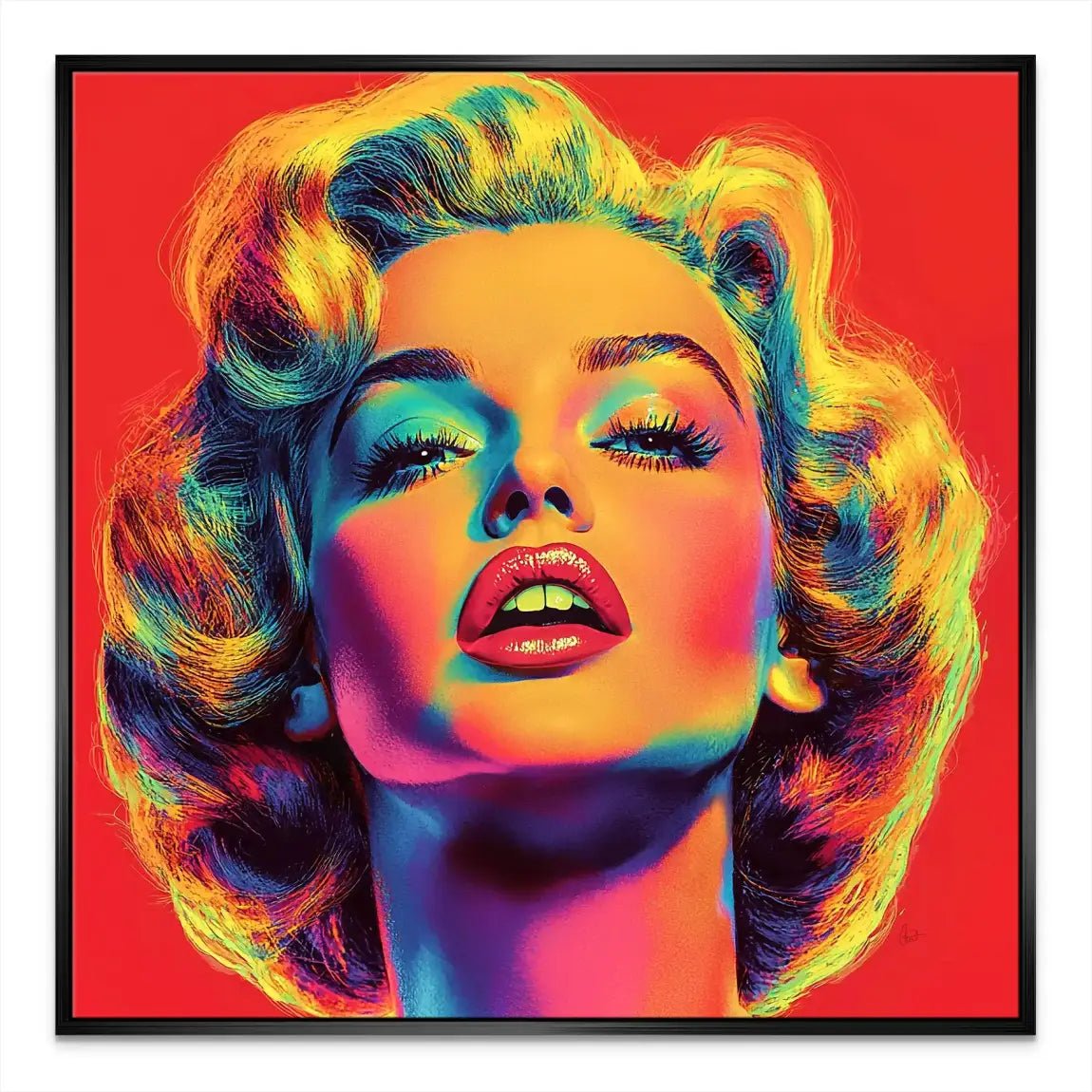 Marilyn Monroe Pop Art Style Leinwand Bild INGALERIE