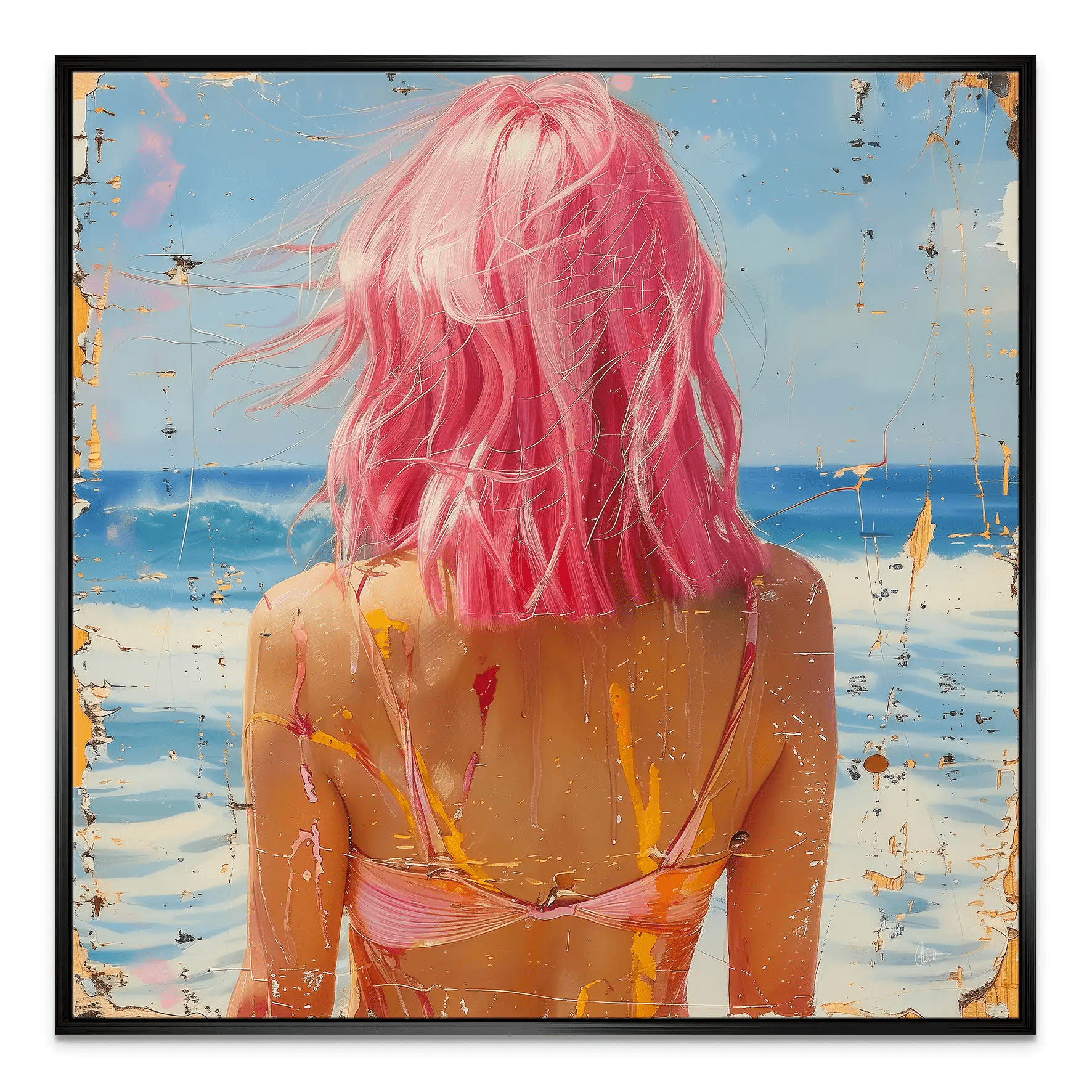 Beach Girl Nr.5 Leinwand Bild INGALERIE