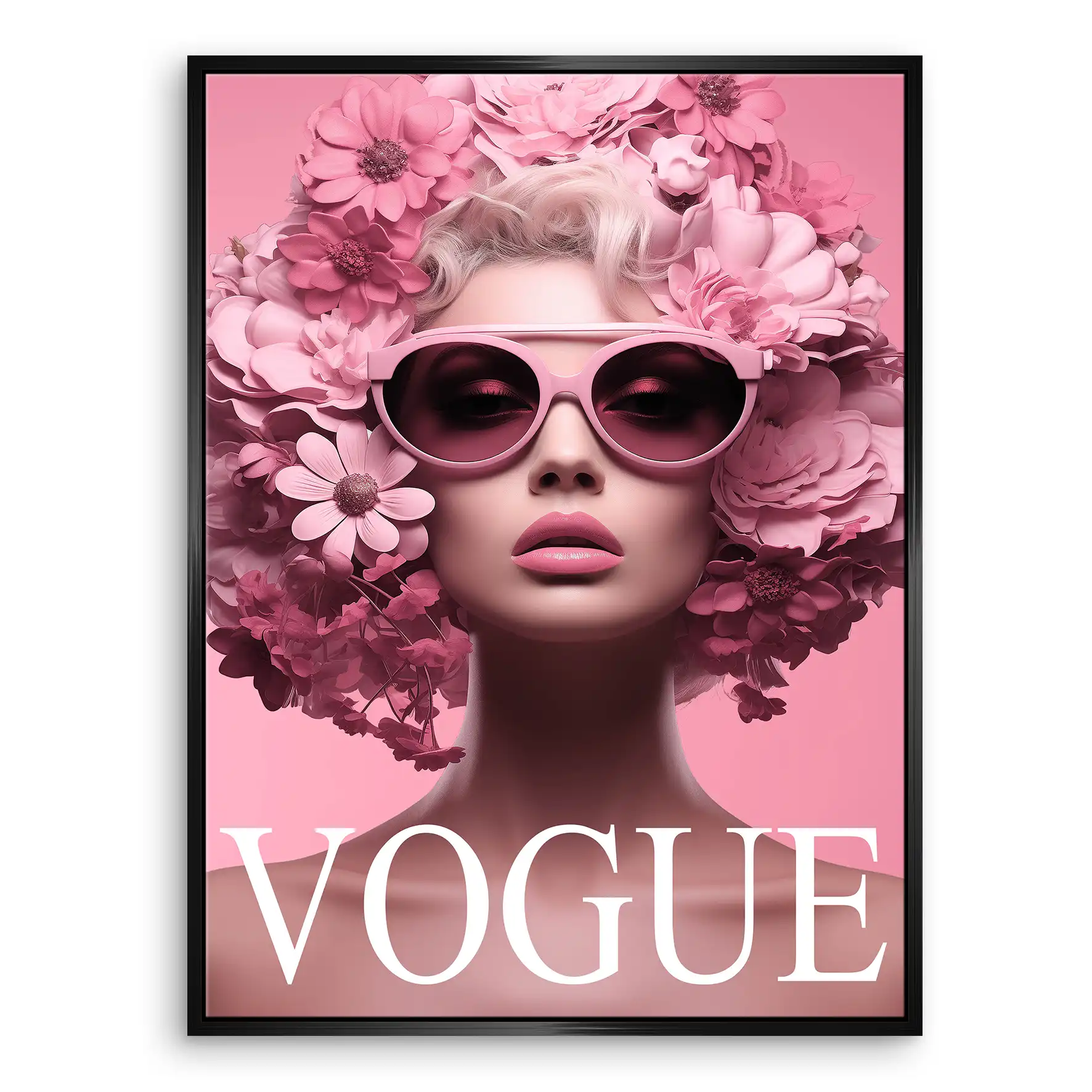 Pink Vogue Leinwand Bild INGALERIE