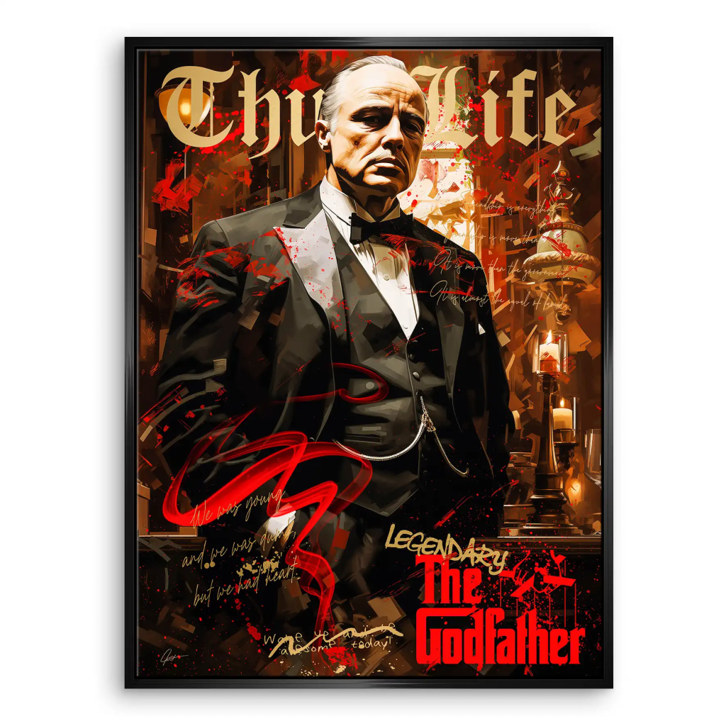 The Godfather Leinwand Bild INGALERIE