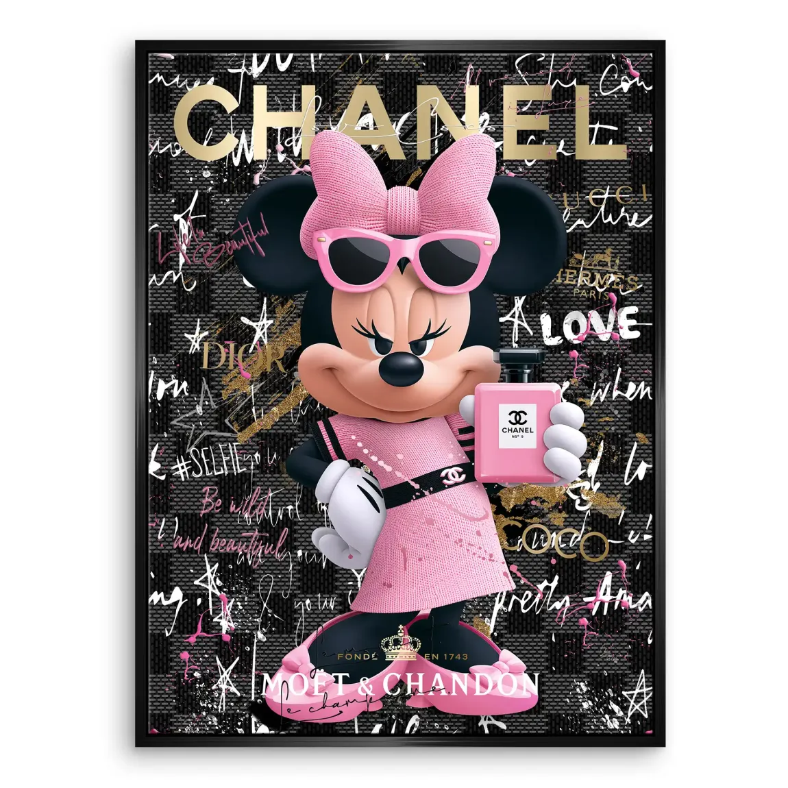 Minnie Couture Leinwand Bild