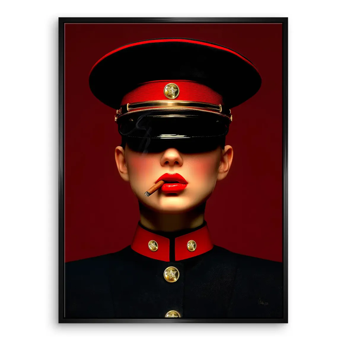 Russian Girl Leinwand Bild