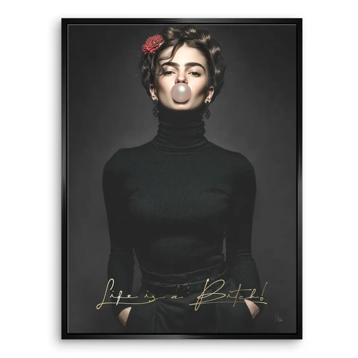 Frida Kahlo Rebell Leinwand Bild