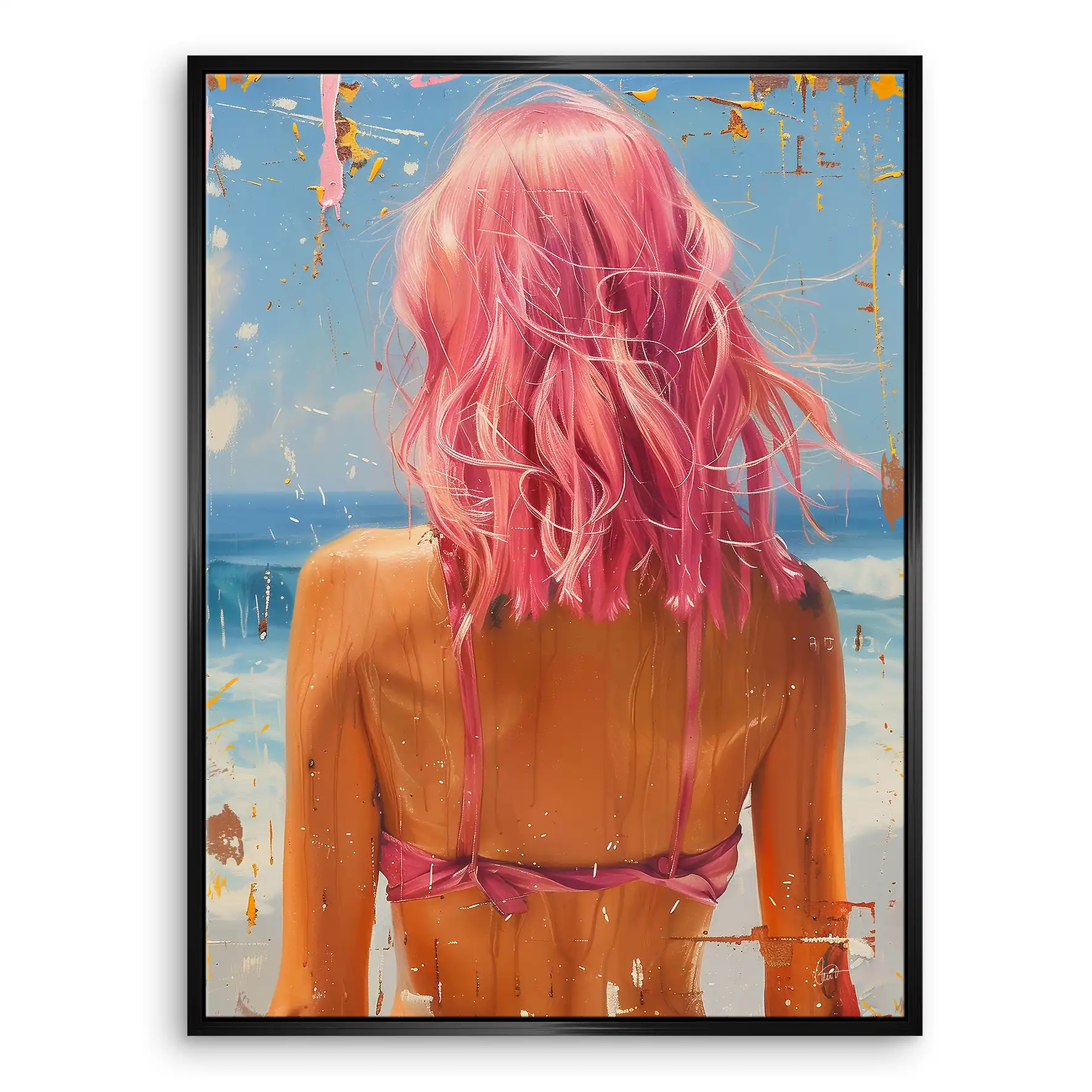 Beach Girl Nr.6 Leinwand Bild INGALERIE