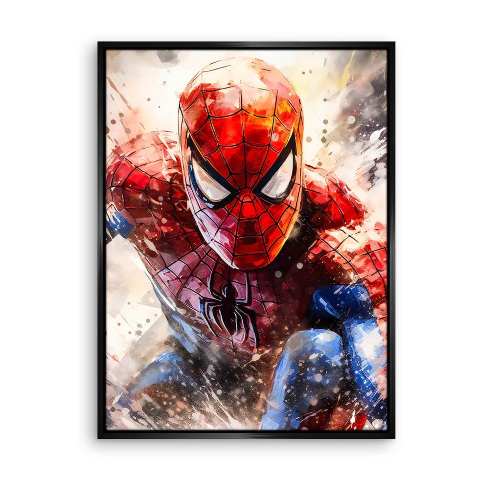 Pop Art Leinwand Bild Spiderman Abstrakt INGALERIE