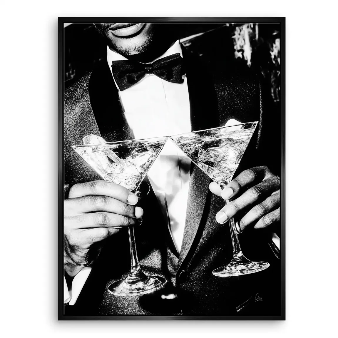 Gentleman Style Leinwand Bild