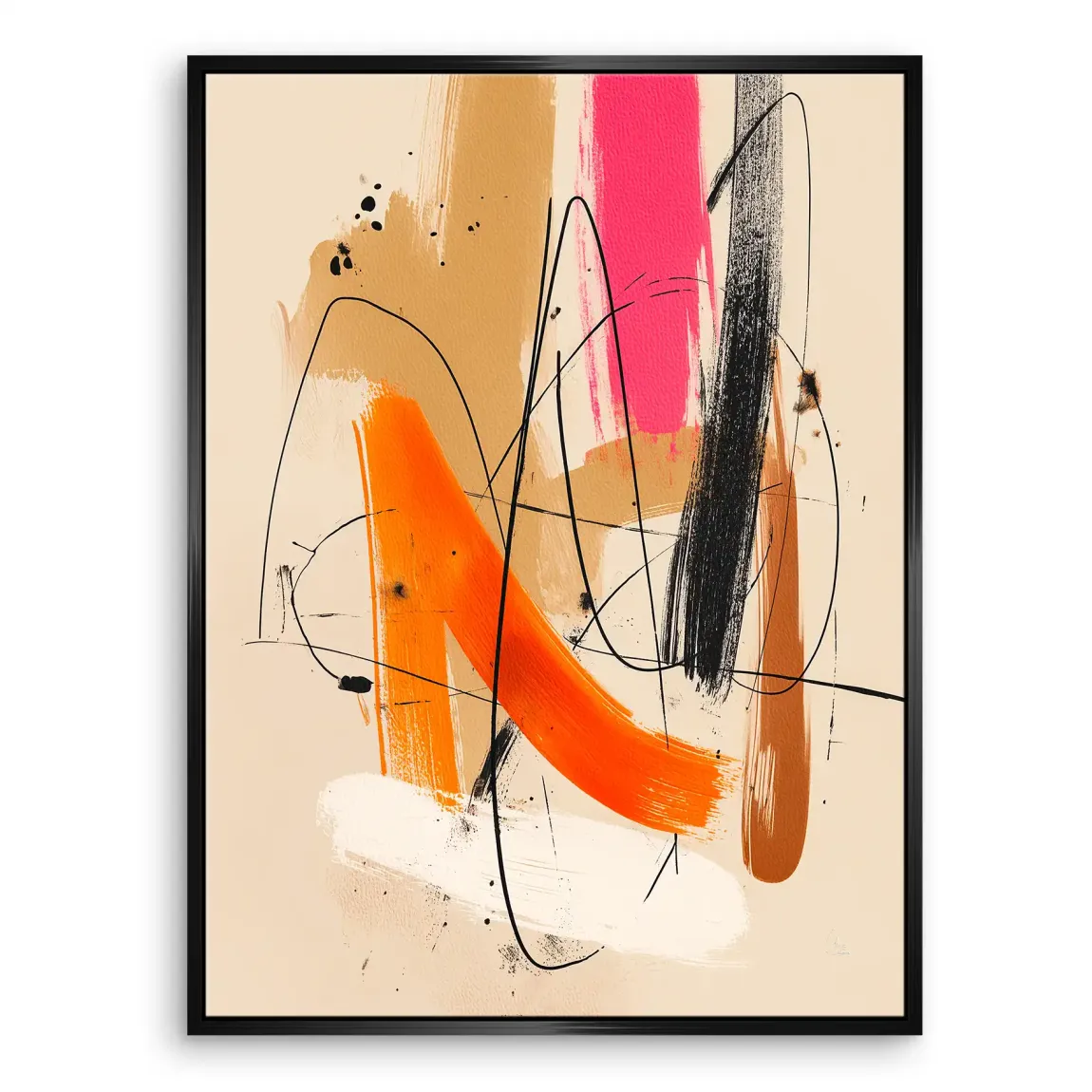 Freie Dynamik Abstrakt Leinwand Bild