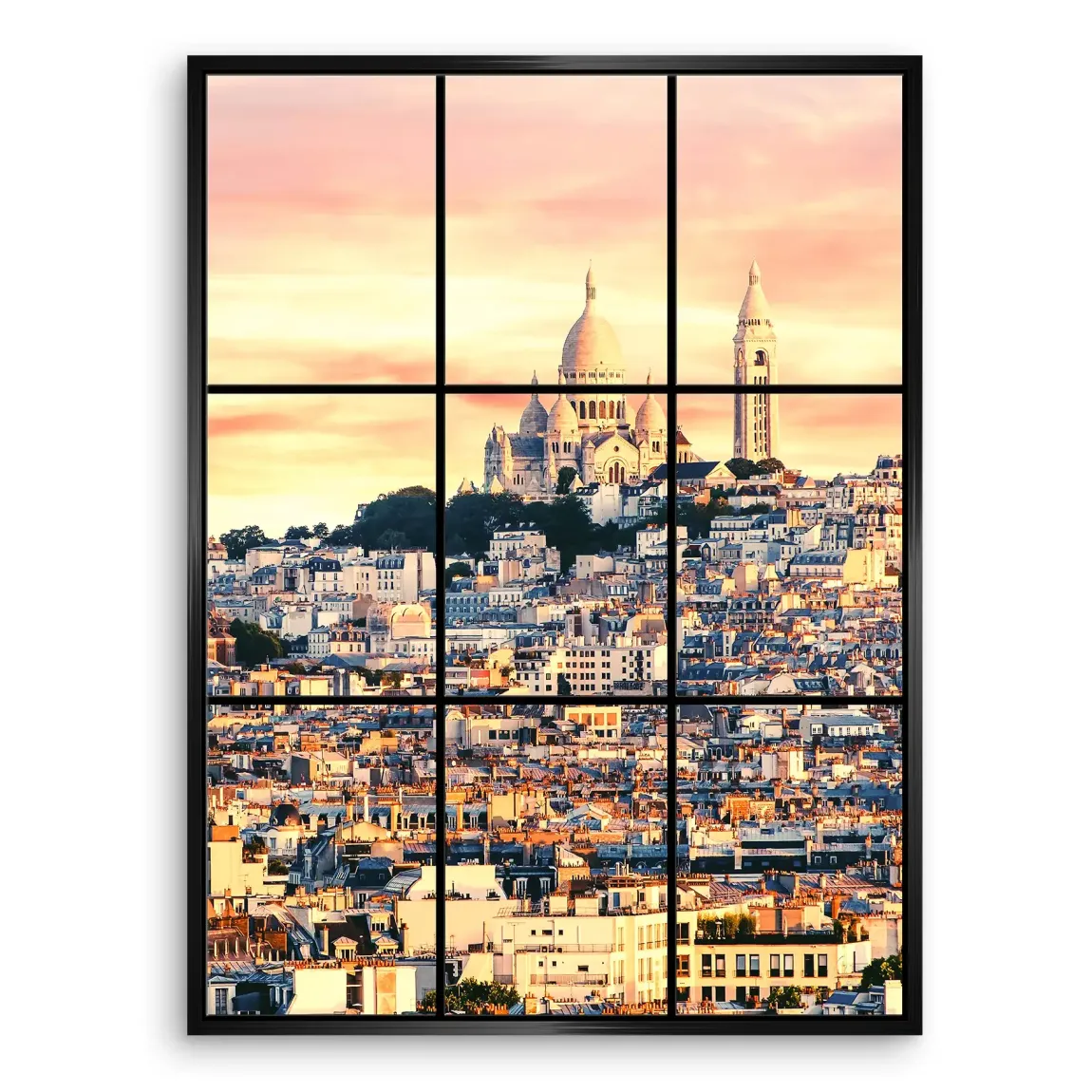 Sunrise Montmartre Paris Leinwand Bild