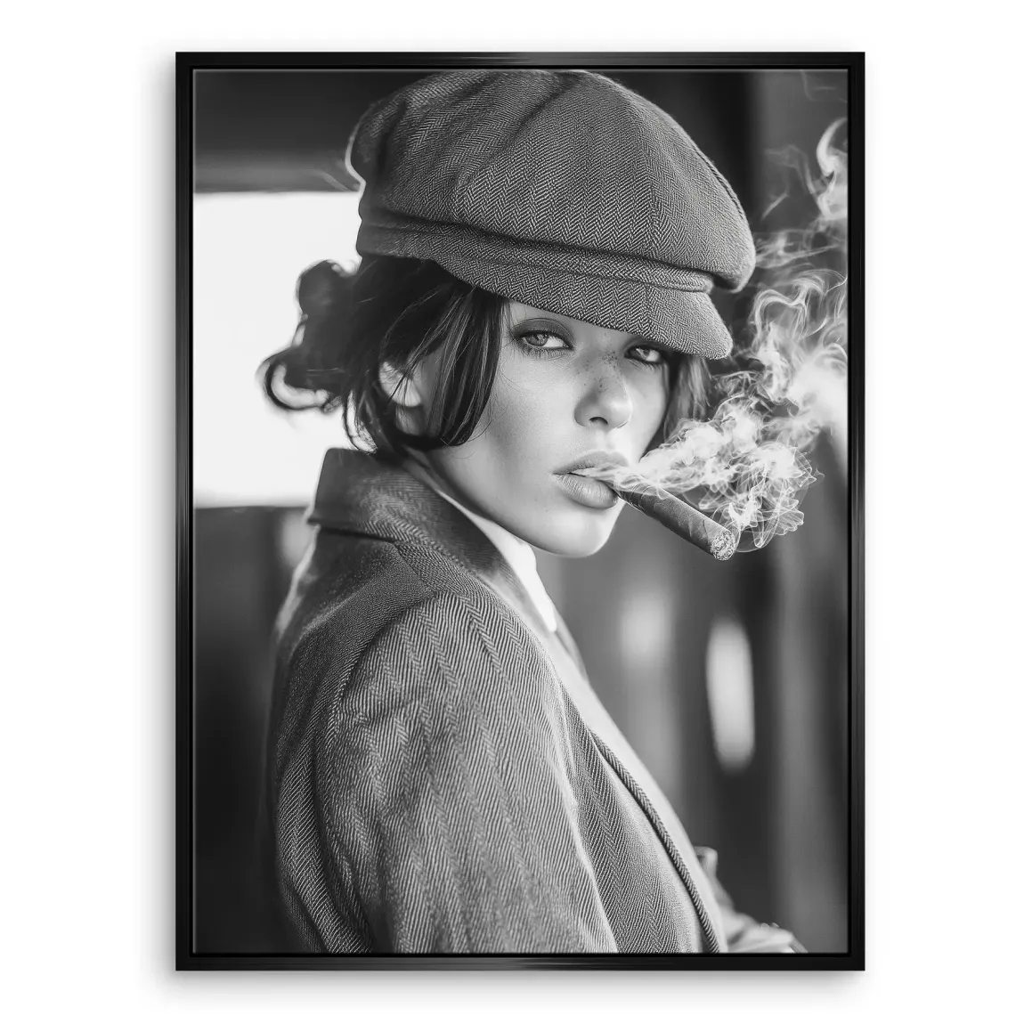 Smoke and Confidence Leinwand Bild