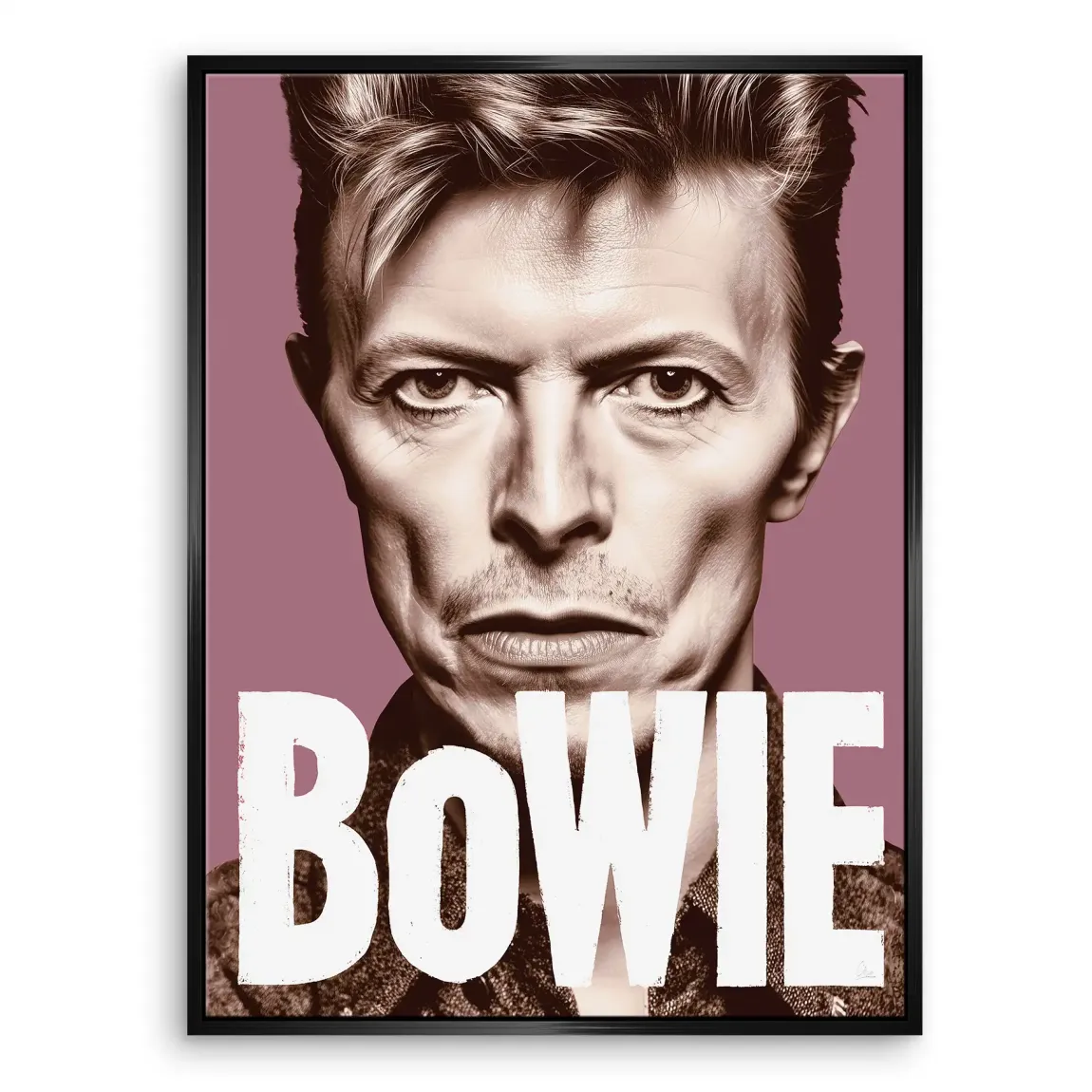 Starman Portrait Bowie Leinwand Bild