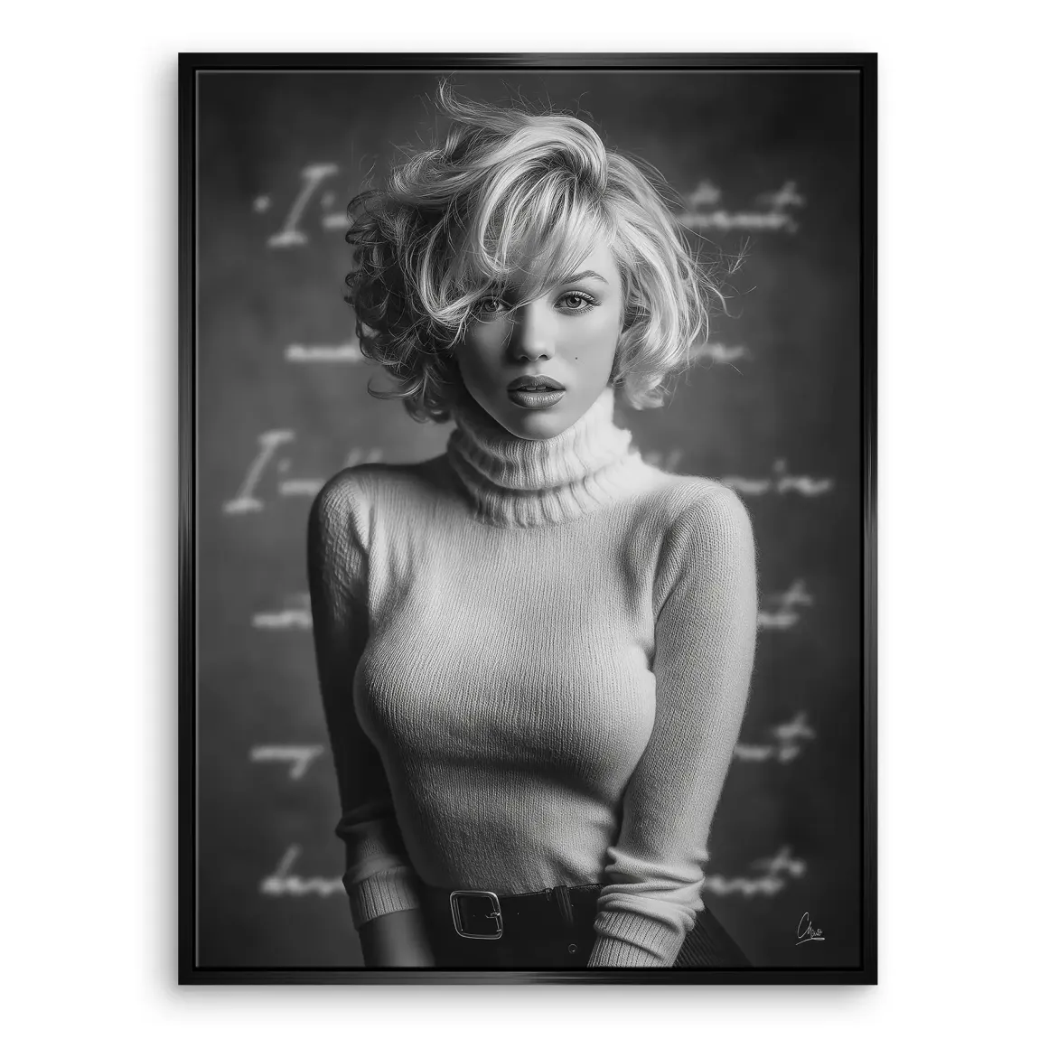 Marilyn Ikone Leinwand Bild