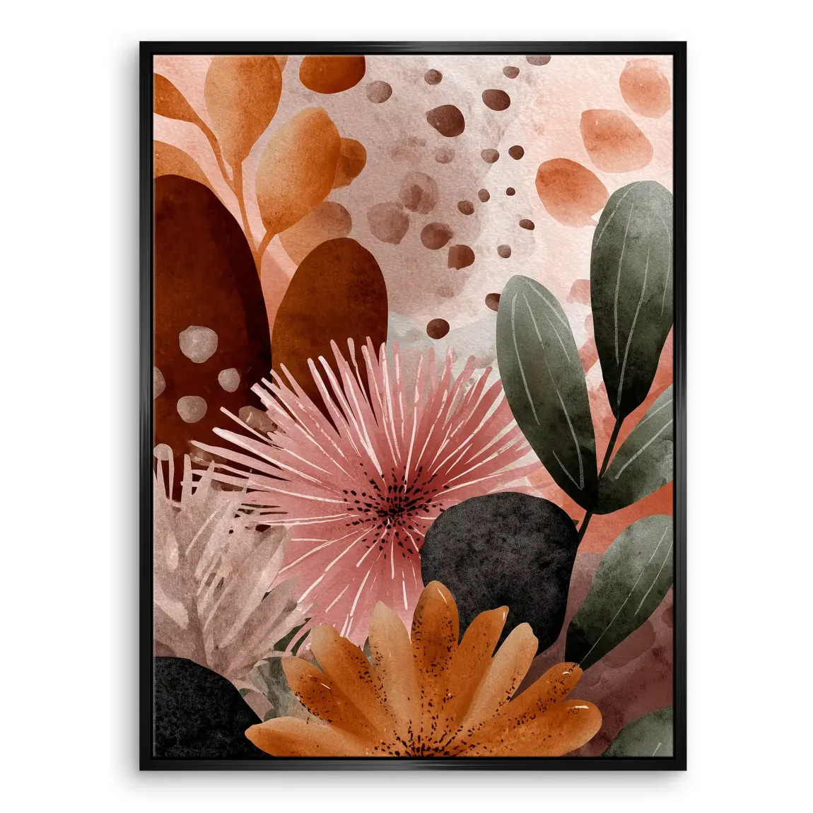 Terracotta Harmony Leinwand Bild