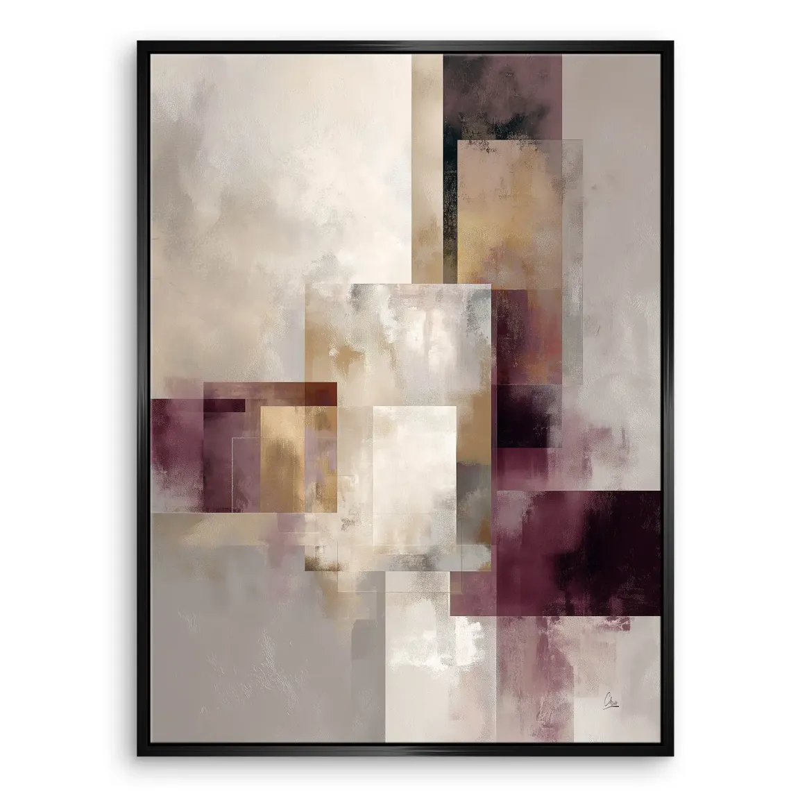 Mystic Geometry Leinwand Bild