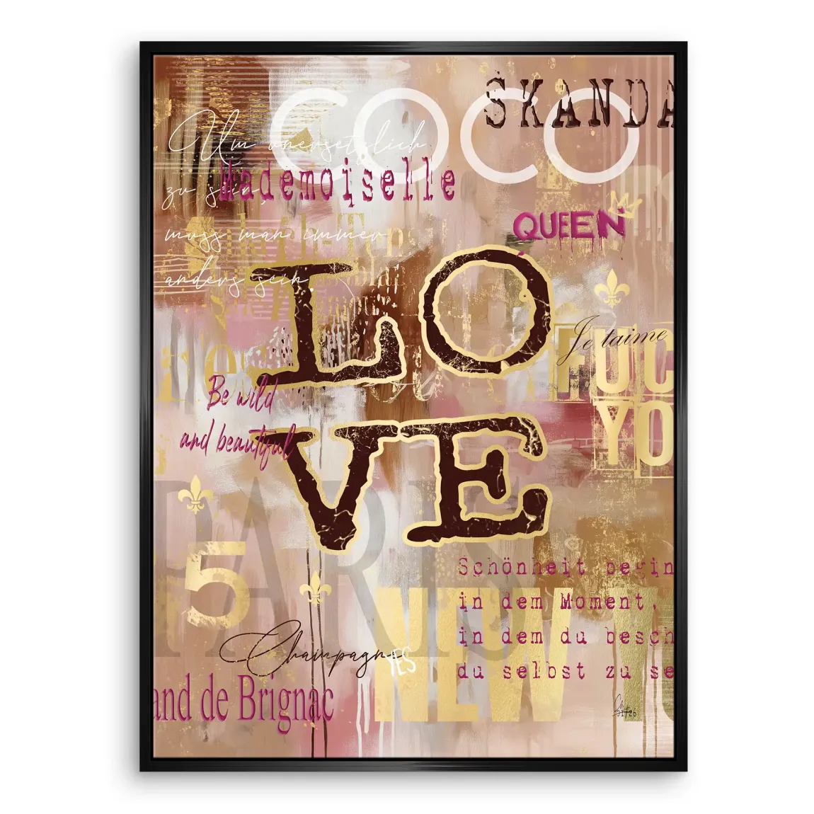 Coco Love Leinwand Bild