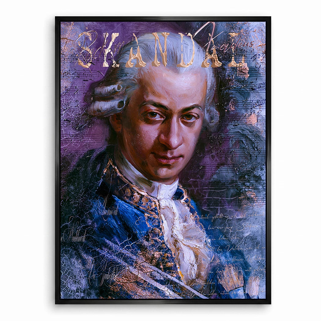 Rock me Amadeus Leinwand Bild