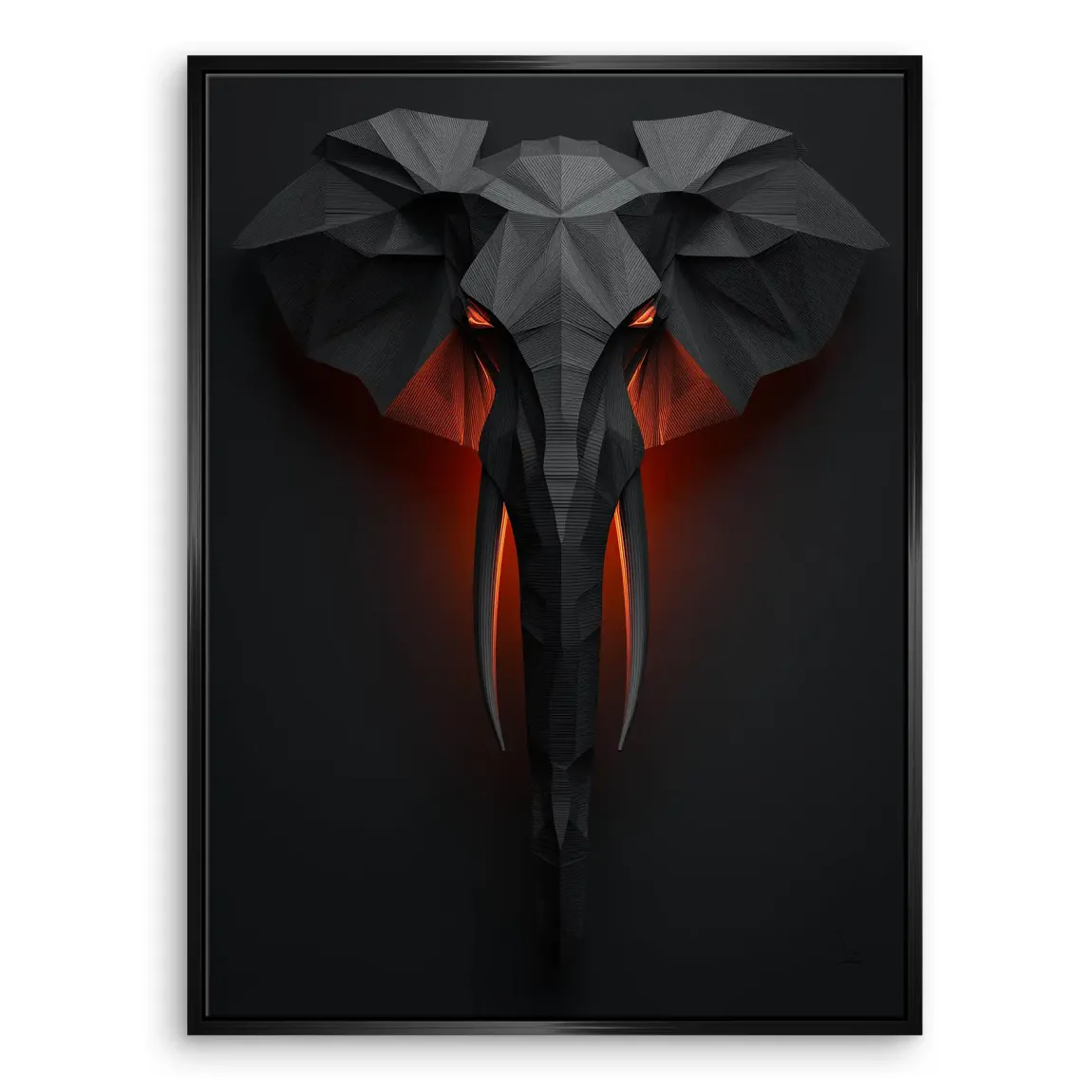 Mystischer Elefant Leinwand Bild