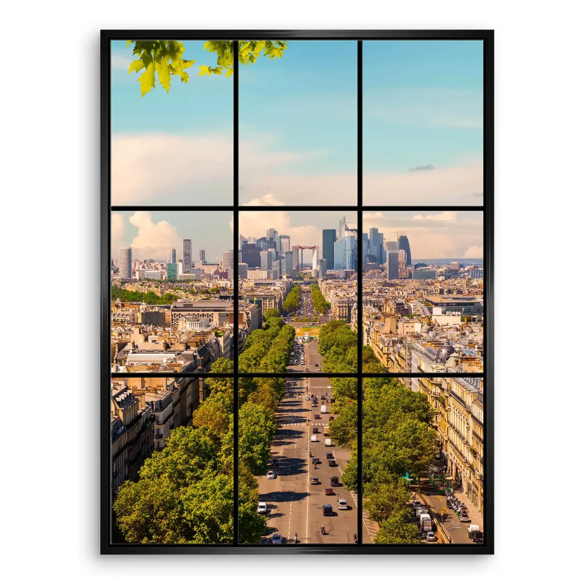 Avenue Lumière Paris Leinwand Bild