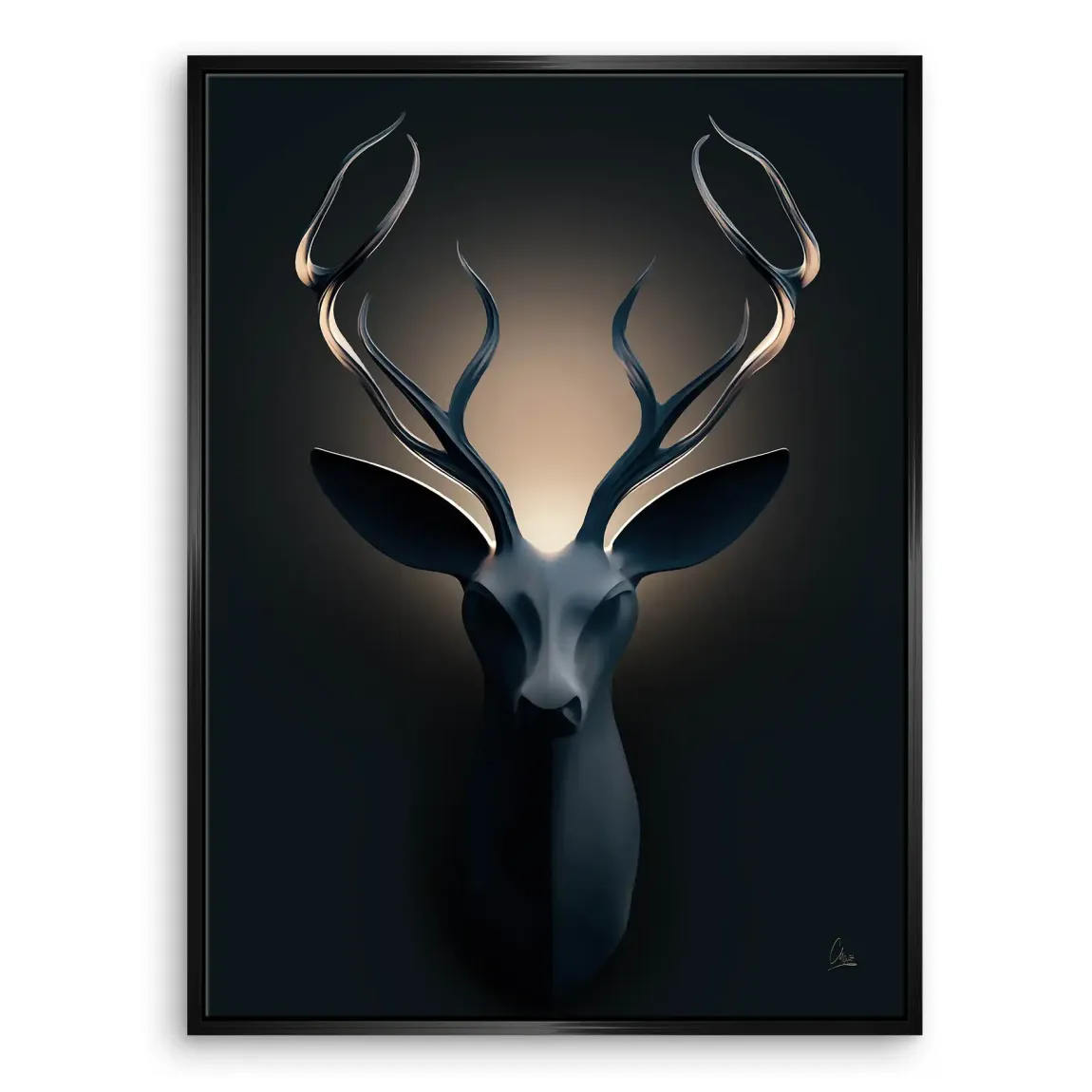 Majestätischer Hirsch Leinwand Bild